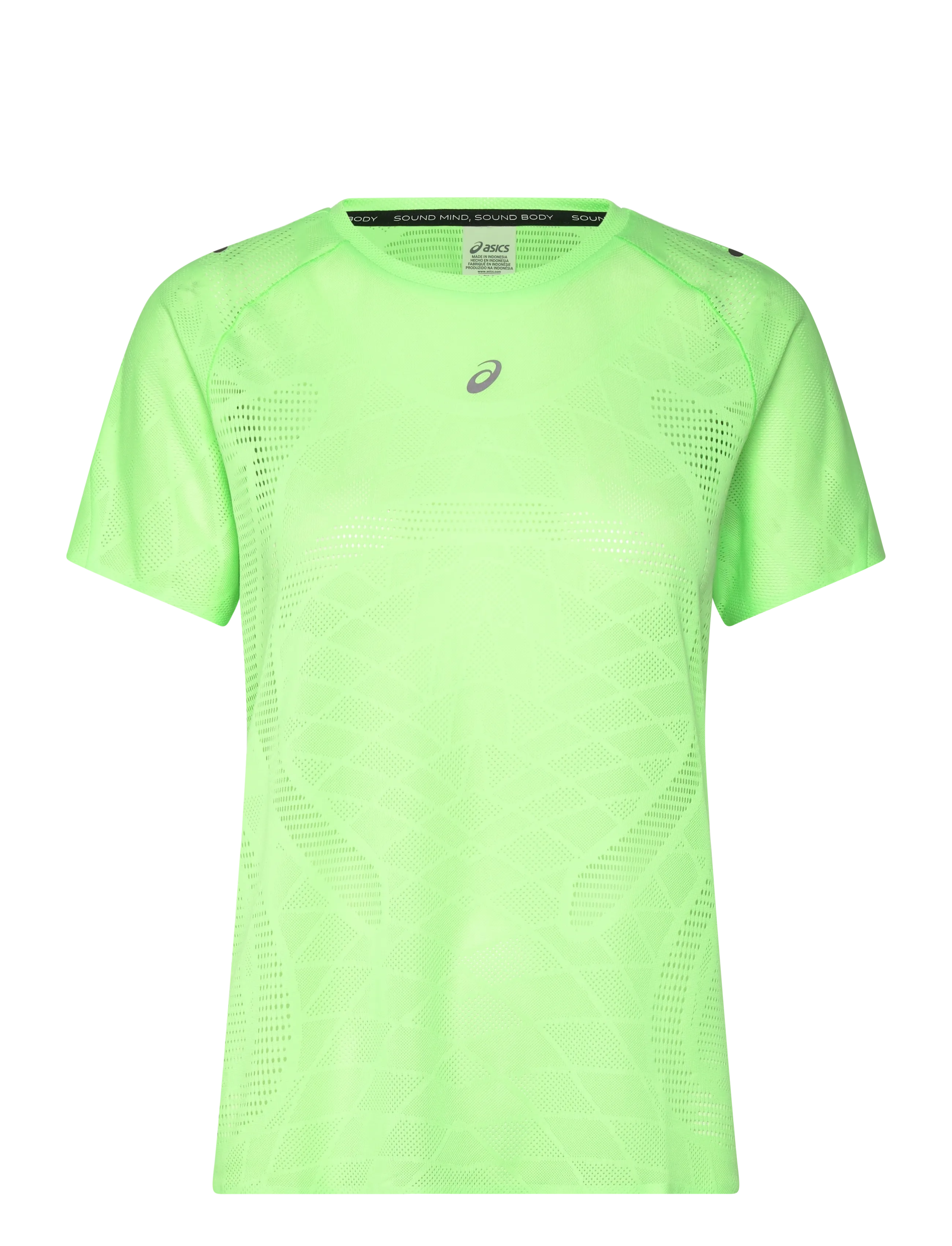 Asics Metarun Ss Top, Kvinder, Kortærmet Løbetop, Grøn, Str: XL