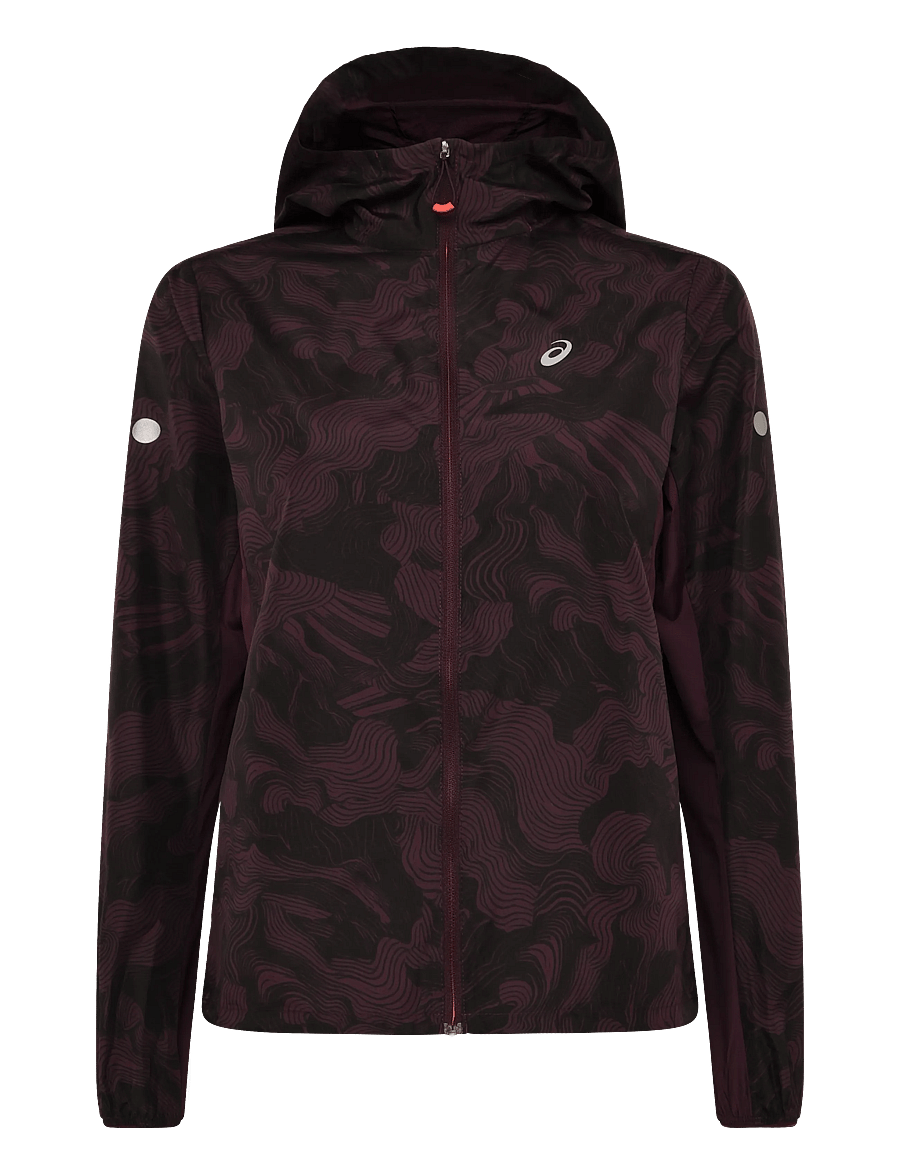 Asics - FUJITRAIL PACKABLE JACKET - sportsjakker - dark aubergine - 0