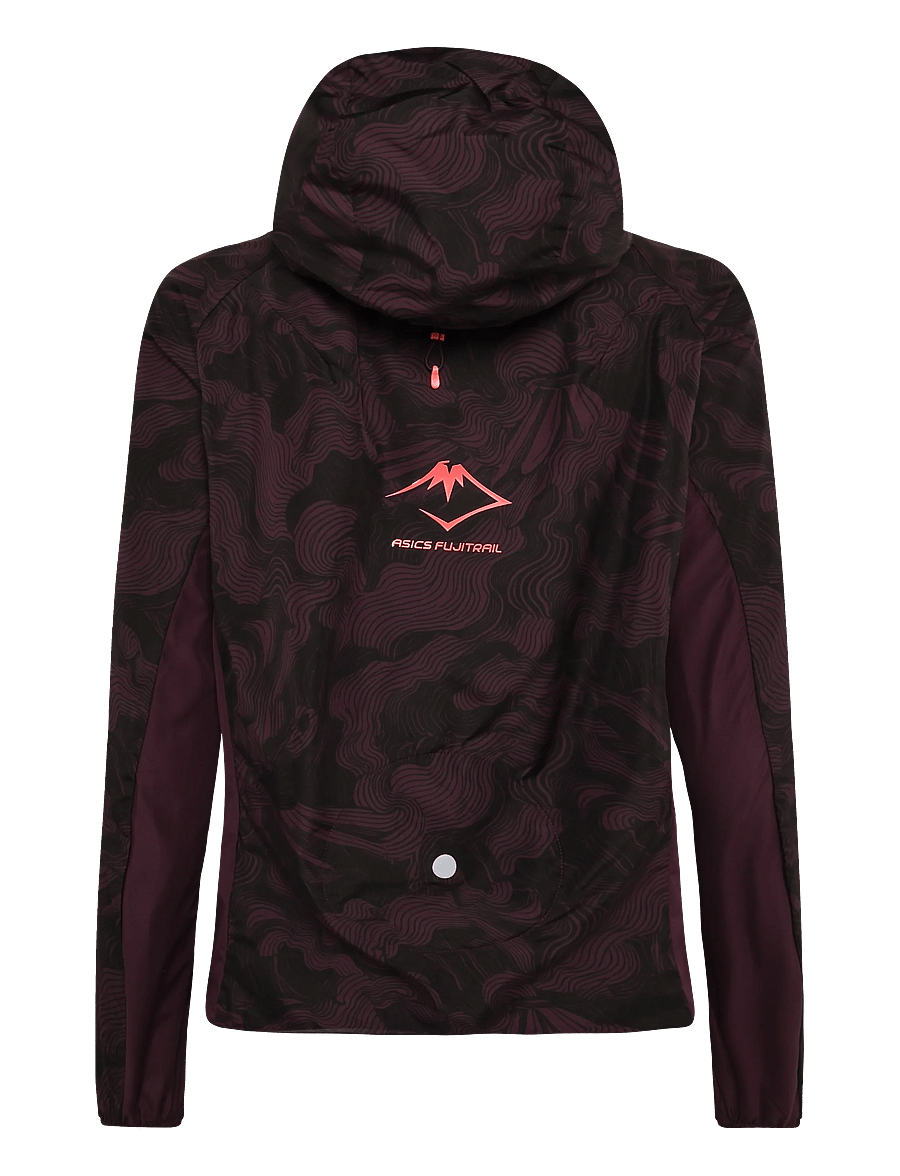 Asics - FUJITRAIL PACKABLE JACKET - sportsjakker - dark aubergine - 1