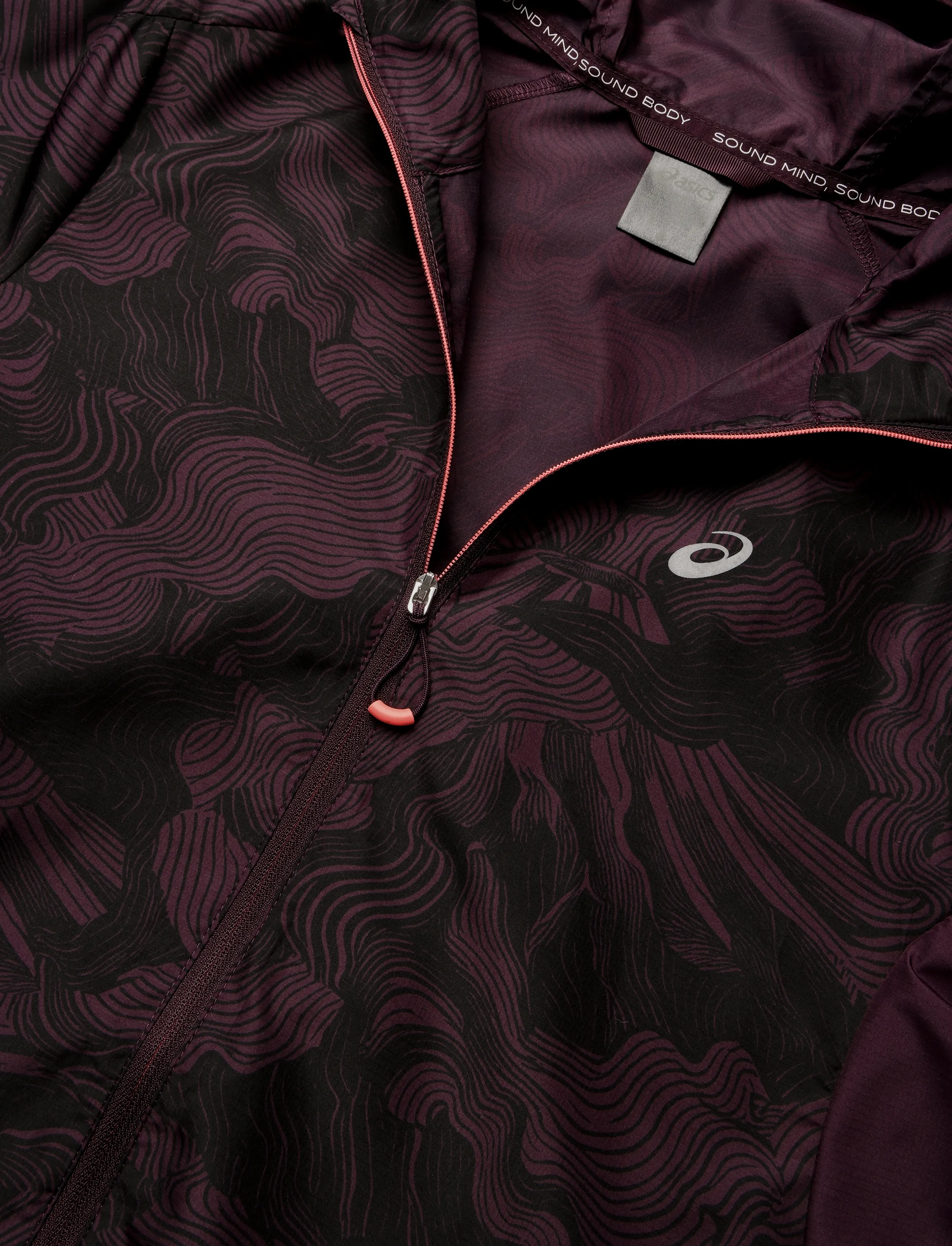 Asics - FUJITRAIL PACKABLE JACKET - sportsjakker - dark aubergine - 2