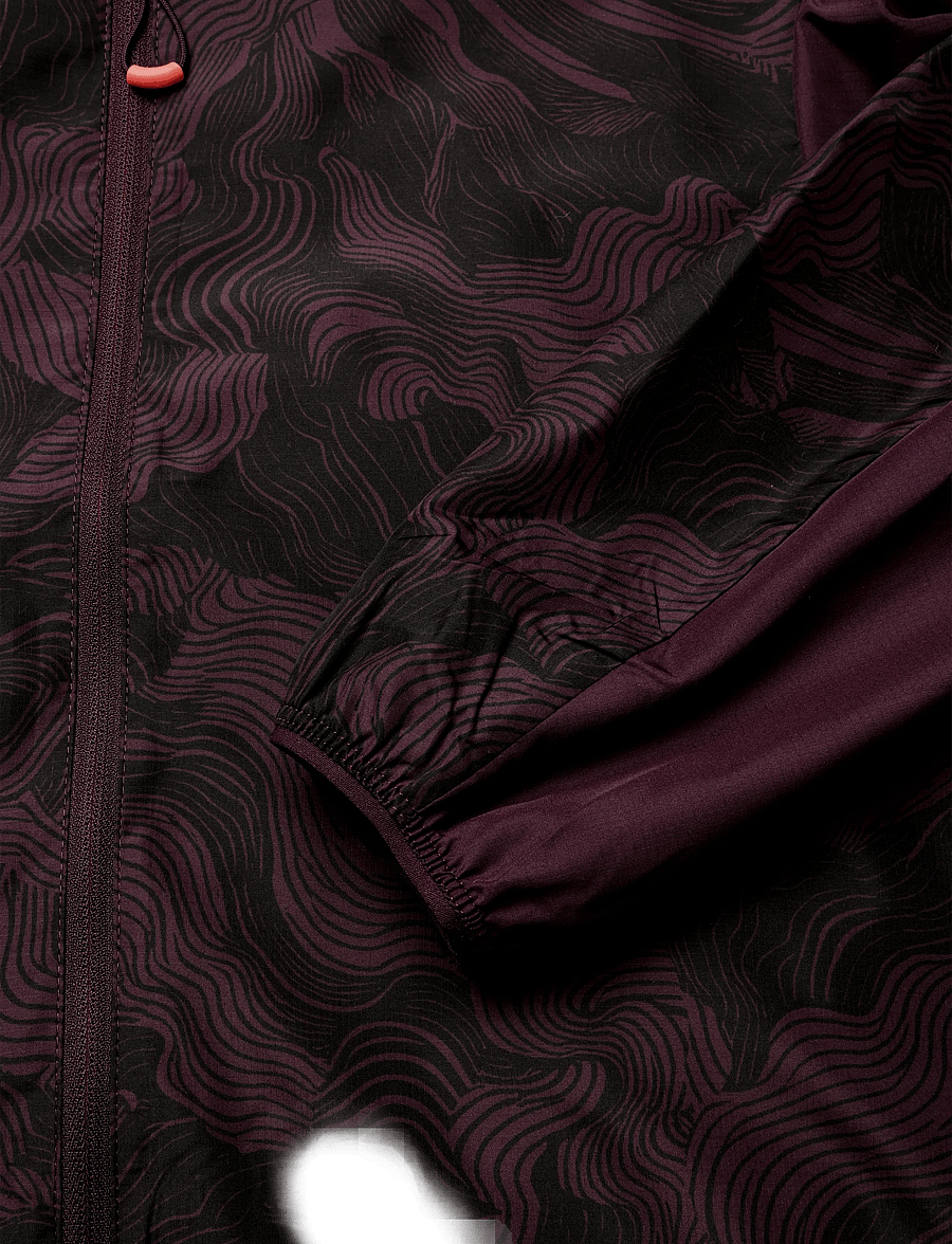 Asics - FUJITRAIL PACKABLE JACKET - sportsjakker - dark aubergine - 3