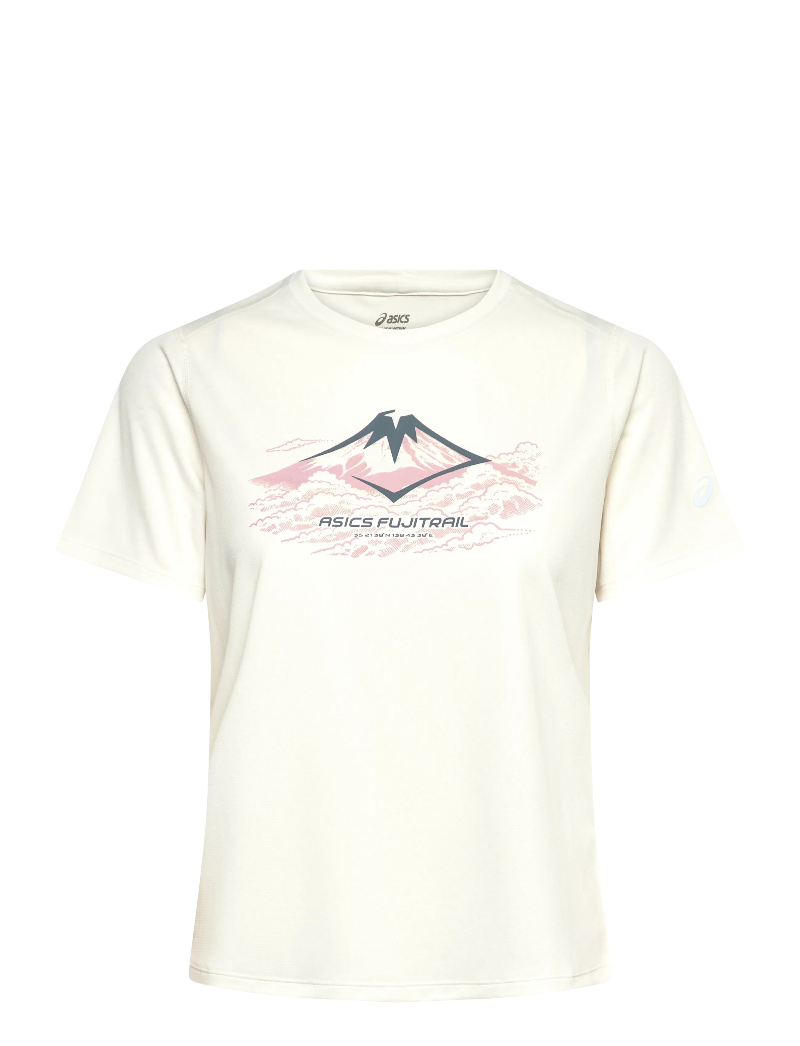 Asics FUJITRAIL LOGO SS TOP - ASICS - CREAM / cream