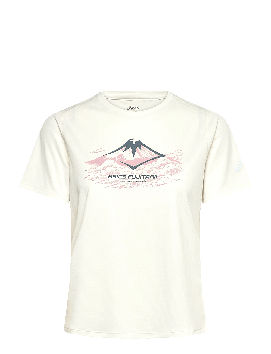 Asics - FUJITRAIL LOGO SS TOP - t-särgid - cream - 0