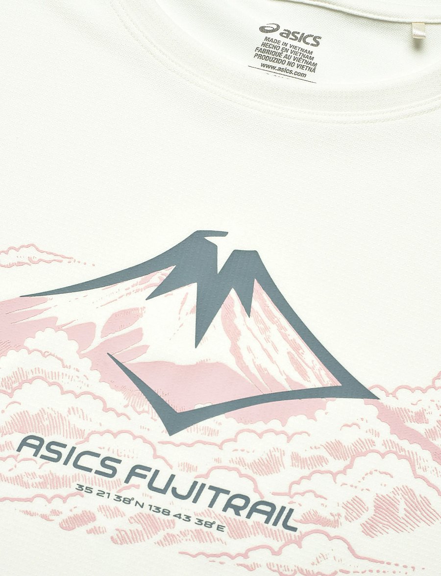 Asics - FUJITRAIL LOGO SS TOP - t-särgid - cream - 2