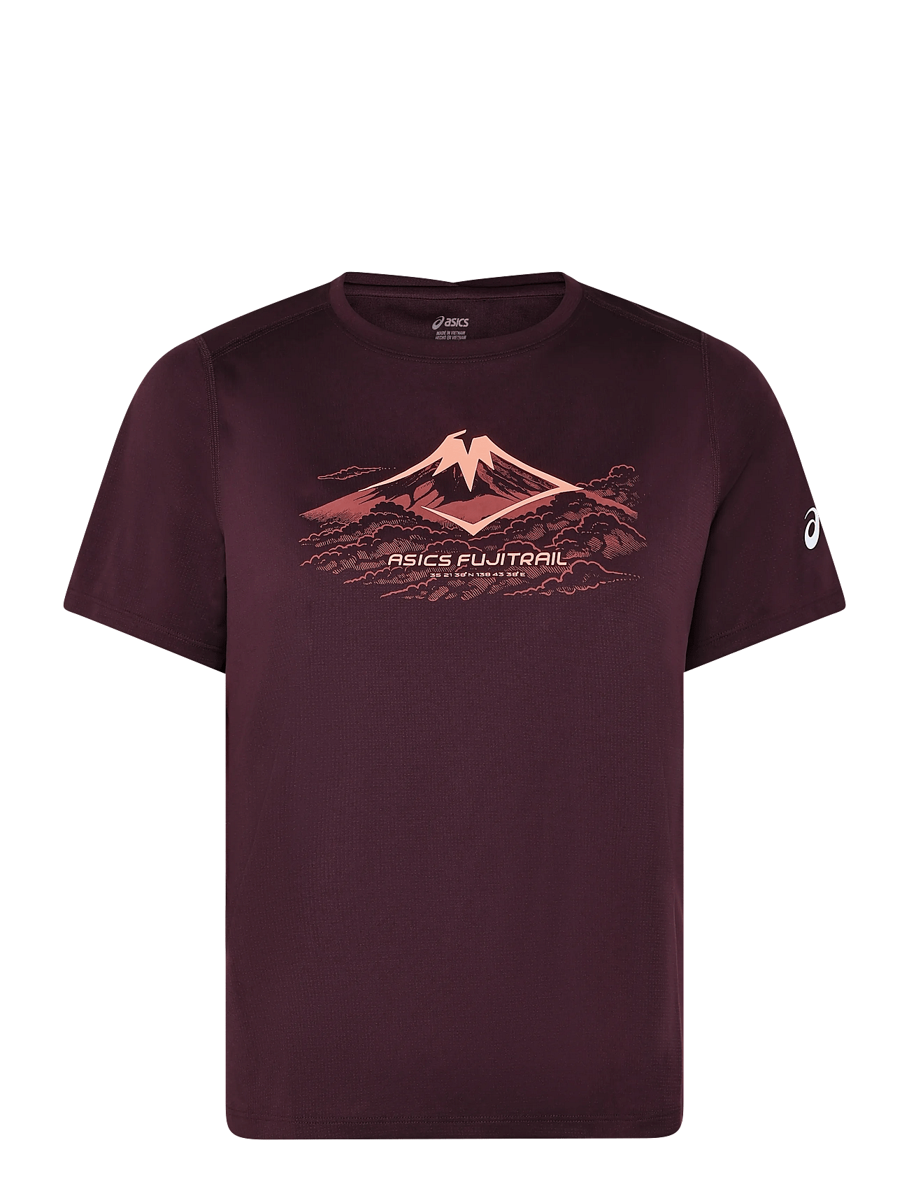 FUJITRAIL LOGO SS TOP - DARK AUBERGINE