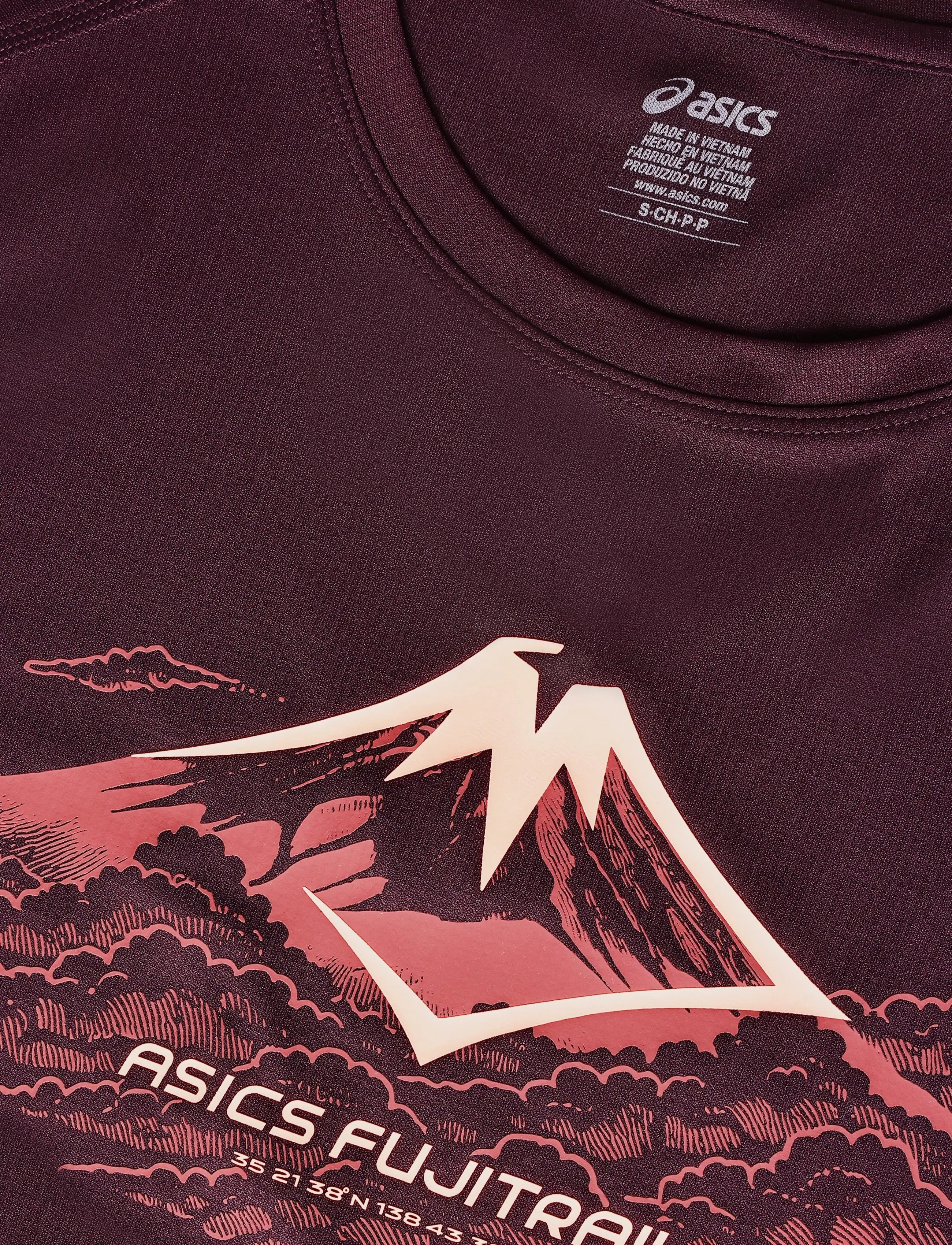 Asics - FUJITRAIL LOGO SS TOP - t-shirts - dark aubergine - 2