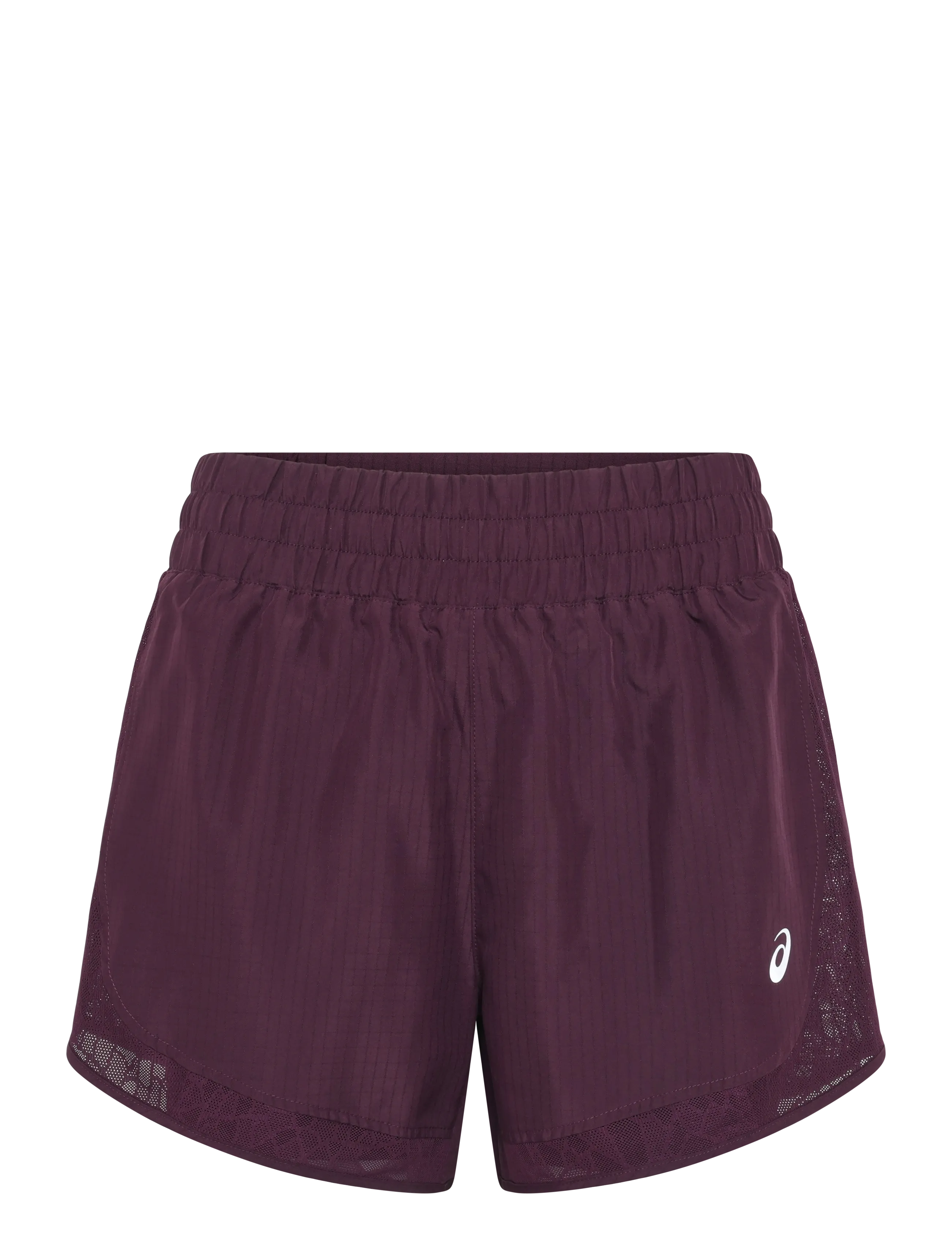 Asics NAGINO RUN 2-N-1 SHORT - Shorts - DARK AUBERGINE / burgundy