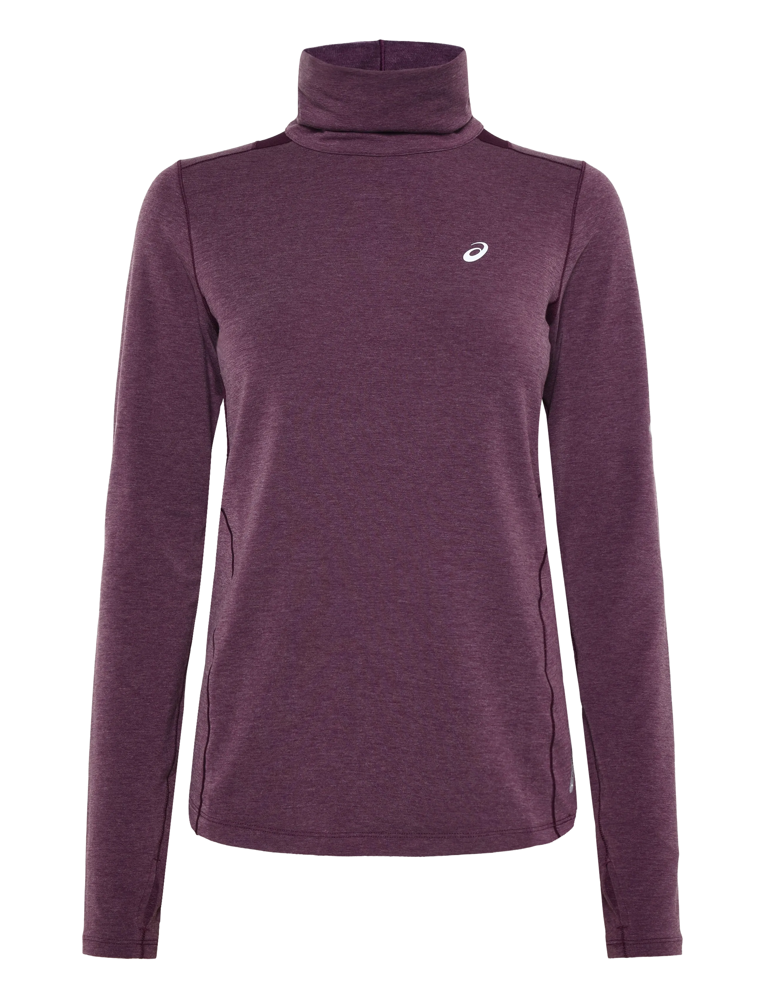 Asics NAGINO RUN WINTER LS TOP - Langarmshirts - DARK AUBERGINE / burgundy