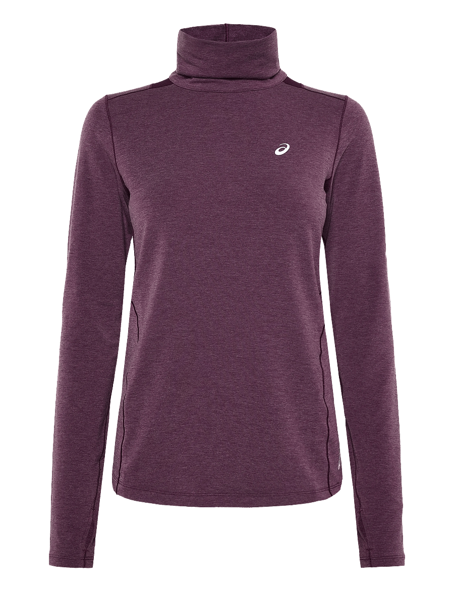 Asics - NAGINO RUN WINTER LS TOP - langarmshirts - dark aubergine - 0