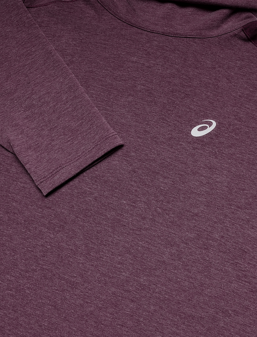 Asics - NAGINO RUN WINTER LS TOP - langarmshirts - dark aubergine - 2