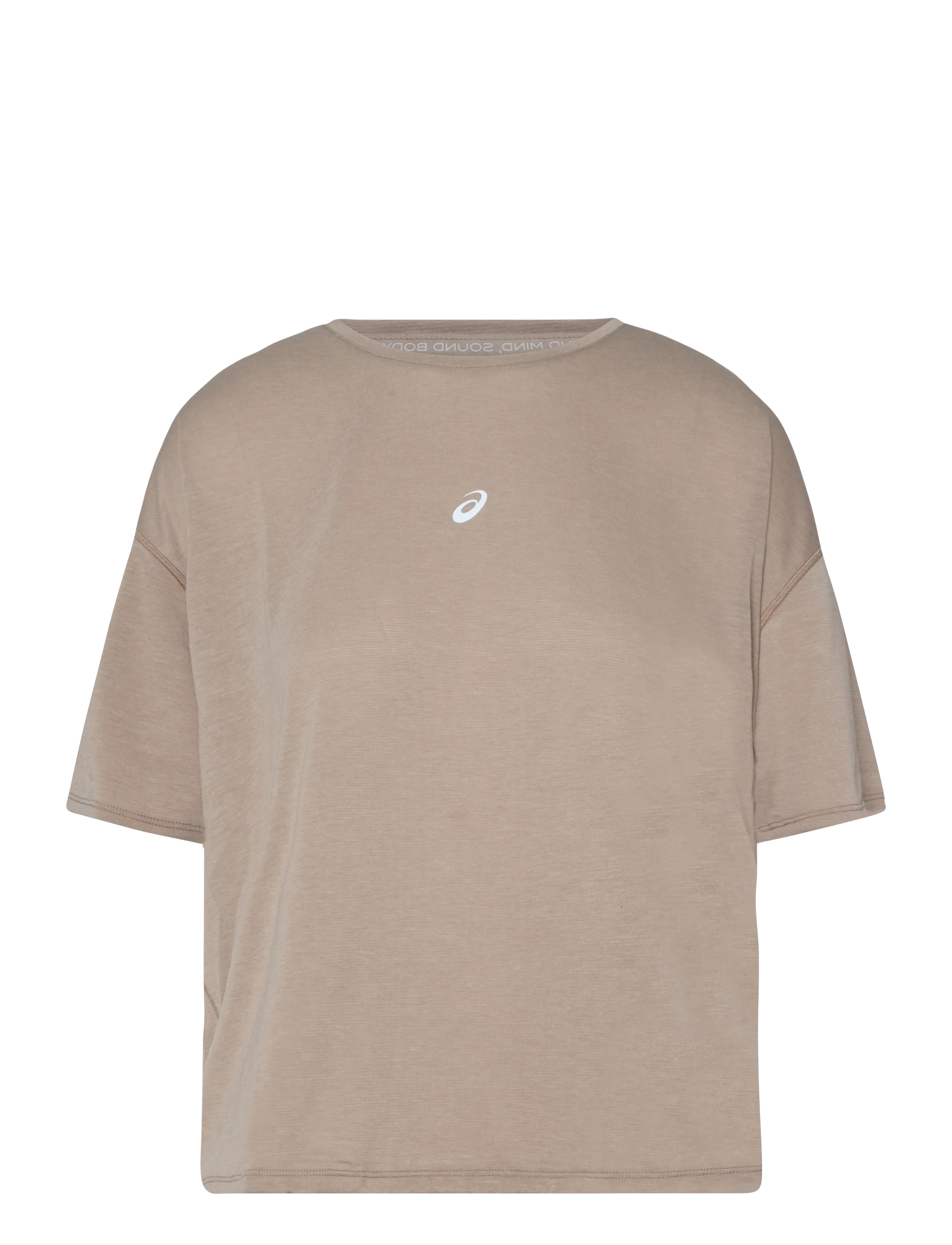 Asics NAGINO RUN SS TOP - ASICS - GREIGE / beige