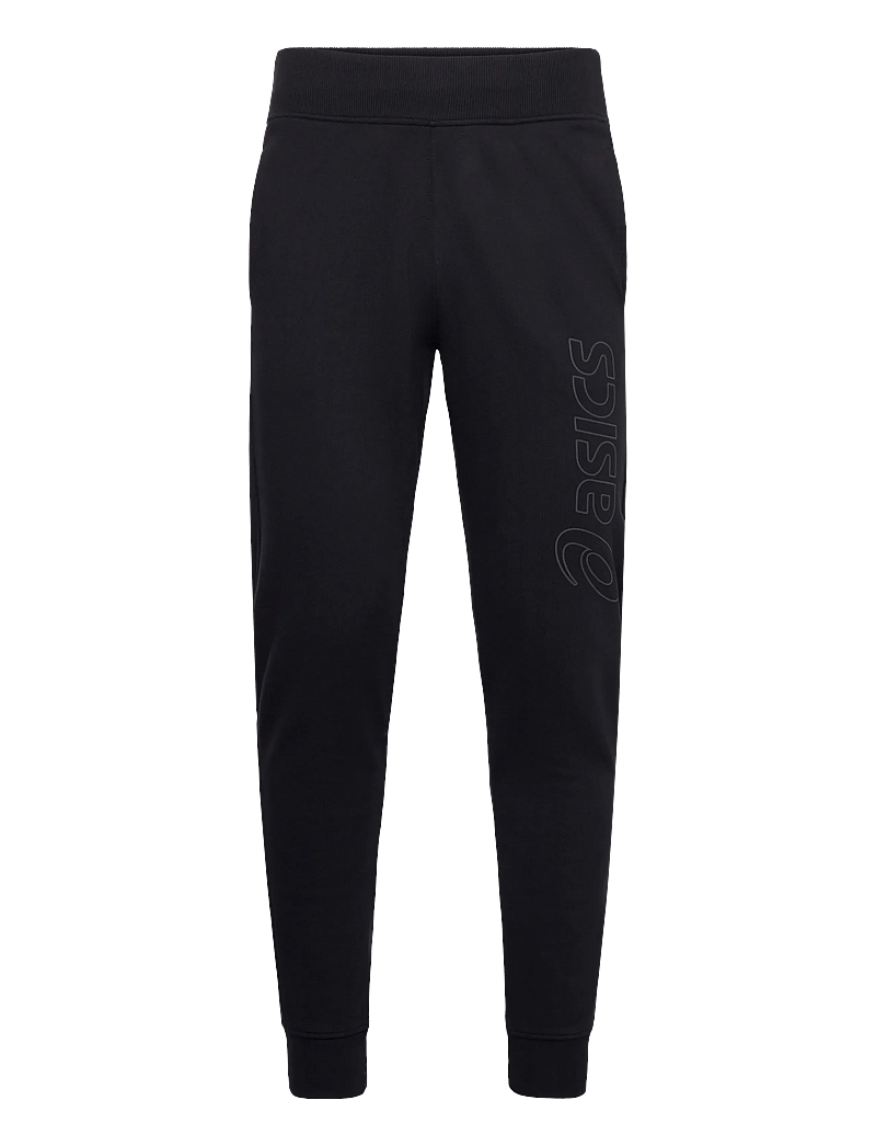 Asics - ASICS LOGO SWEATPANT - sweatpants - performance black/graphite grey - 0