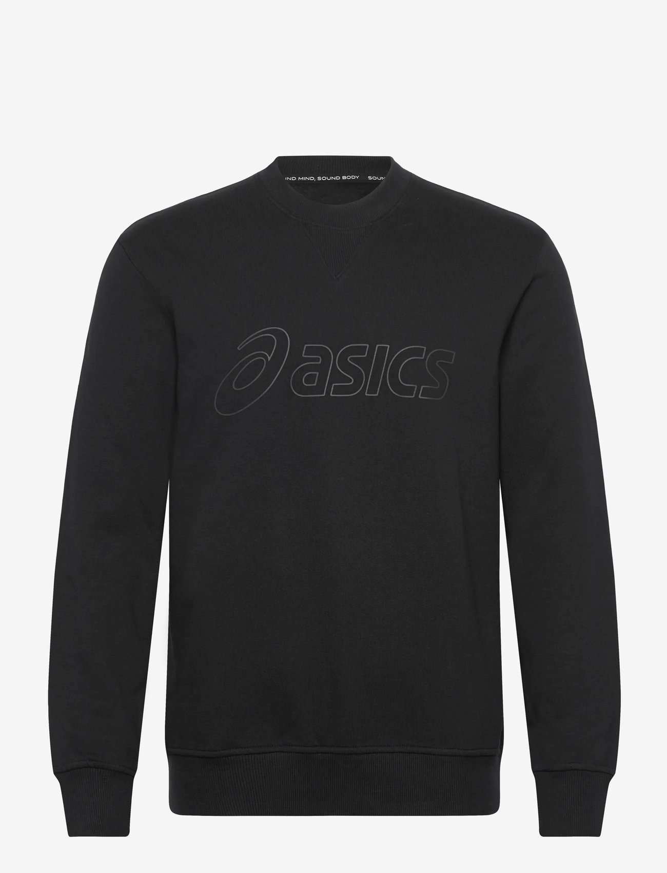 Asics - ASICS SWEATSHIRT - kläder - performance black/graphite grey - 0