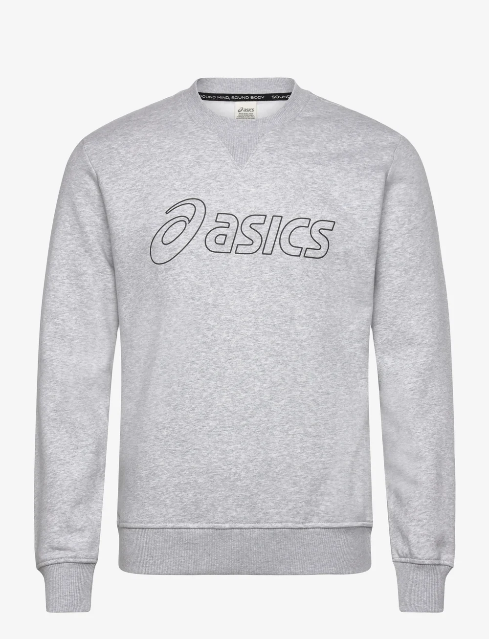 Asics - ASICS SWEATSHIRT - džemperiai - light grey heather - 0