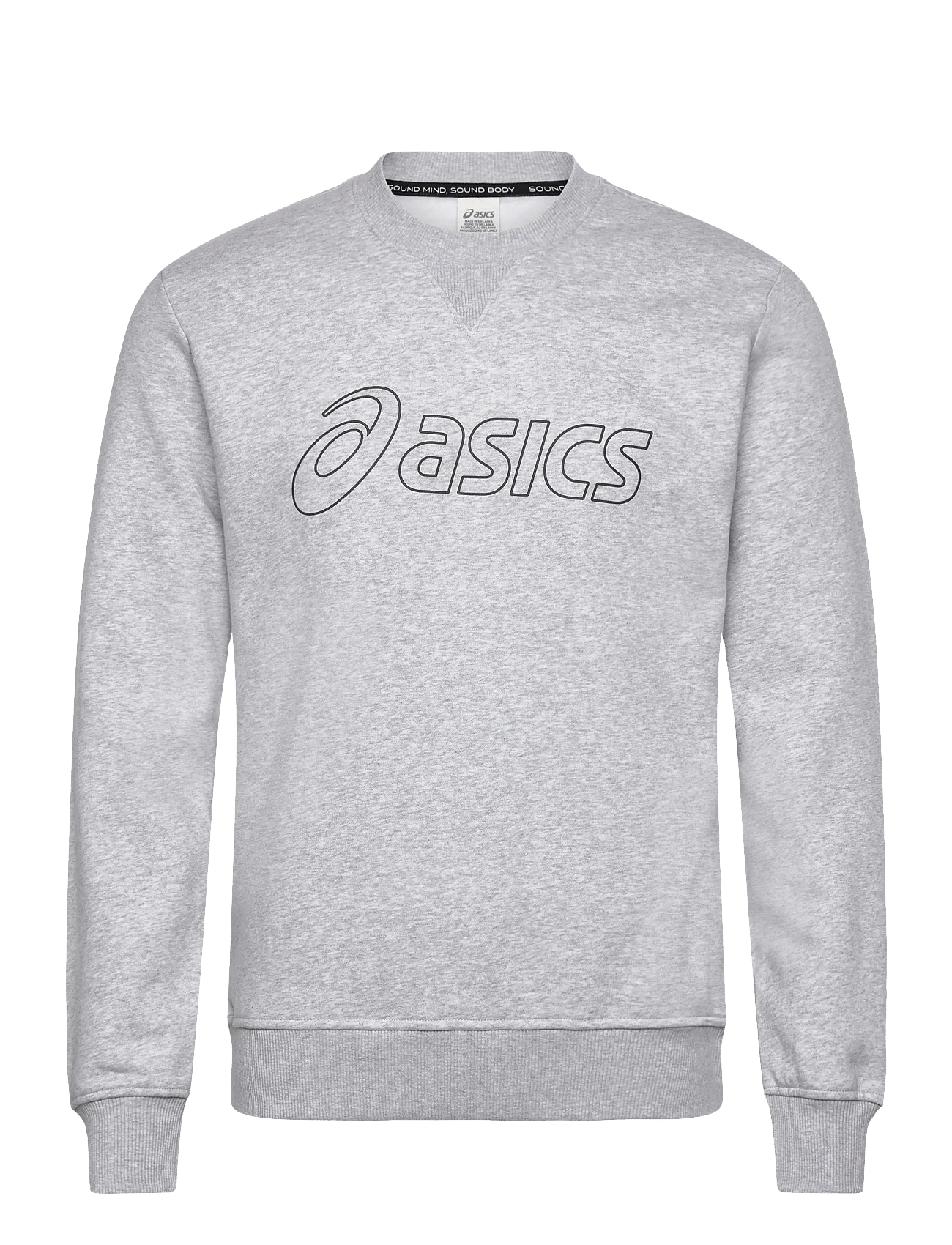 ASICS SWEATSHIRT - LIGHT GREY HEATHER