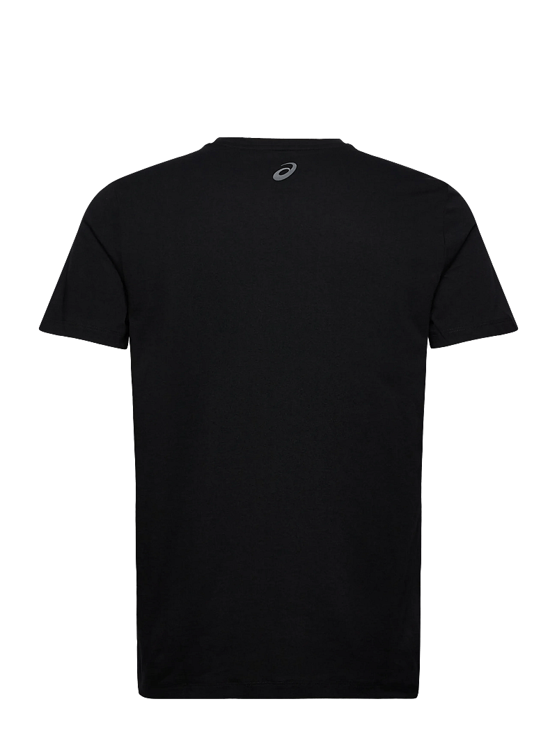 Asics - ASICS CHEST LOGO SS TEE - t-shirts - performance black/graphite grey - 1