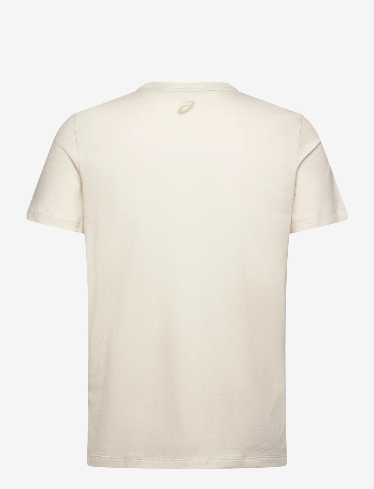 Asics - ASICS CHEST LOGO SS TEE - t-shirts - birch/khaki - 1
