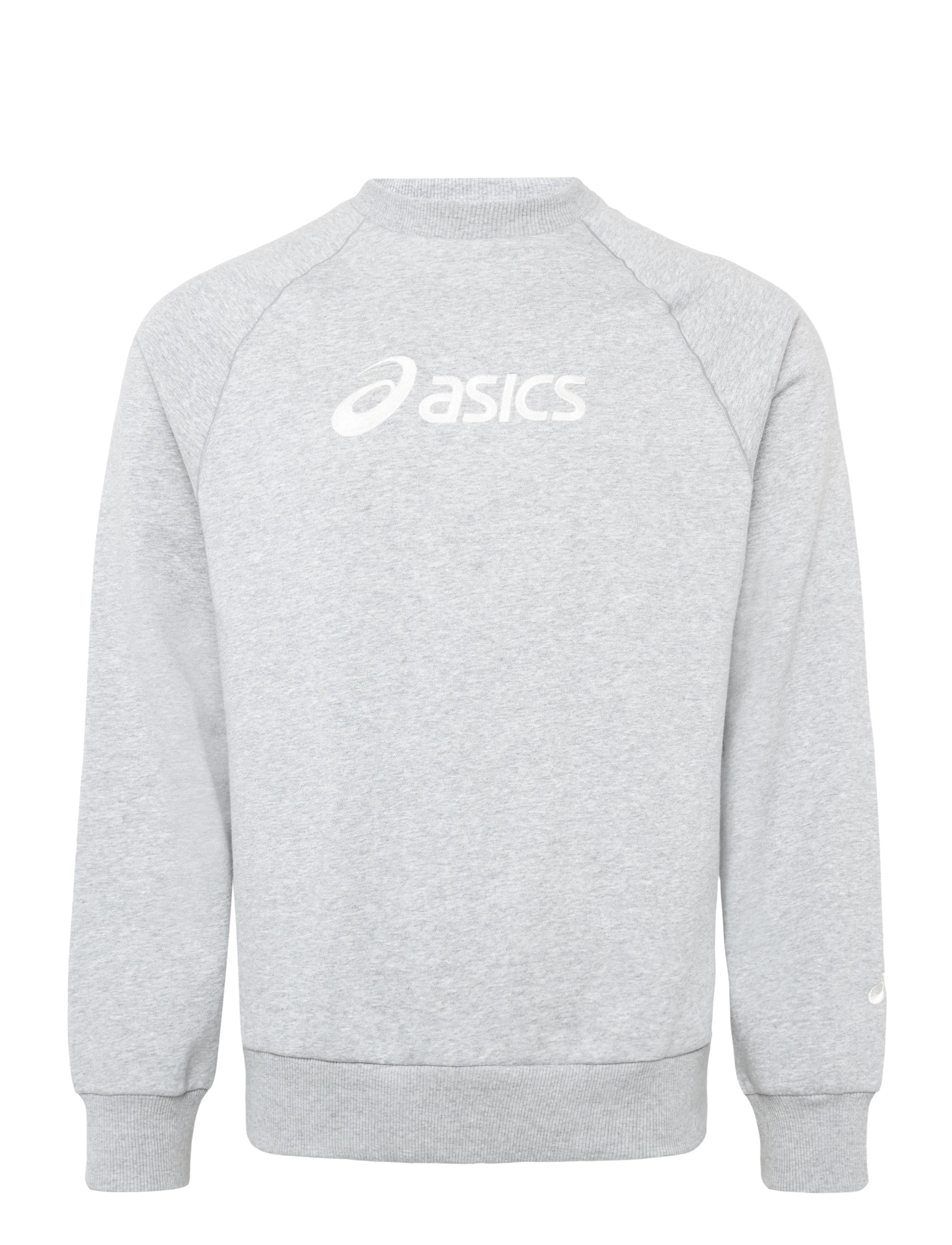 Asics ASICS LOGO FLEECE CREW-NECK TOP - Nowosci - GREY HEATHER / grey