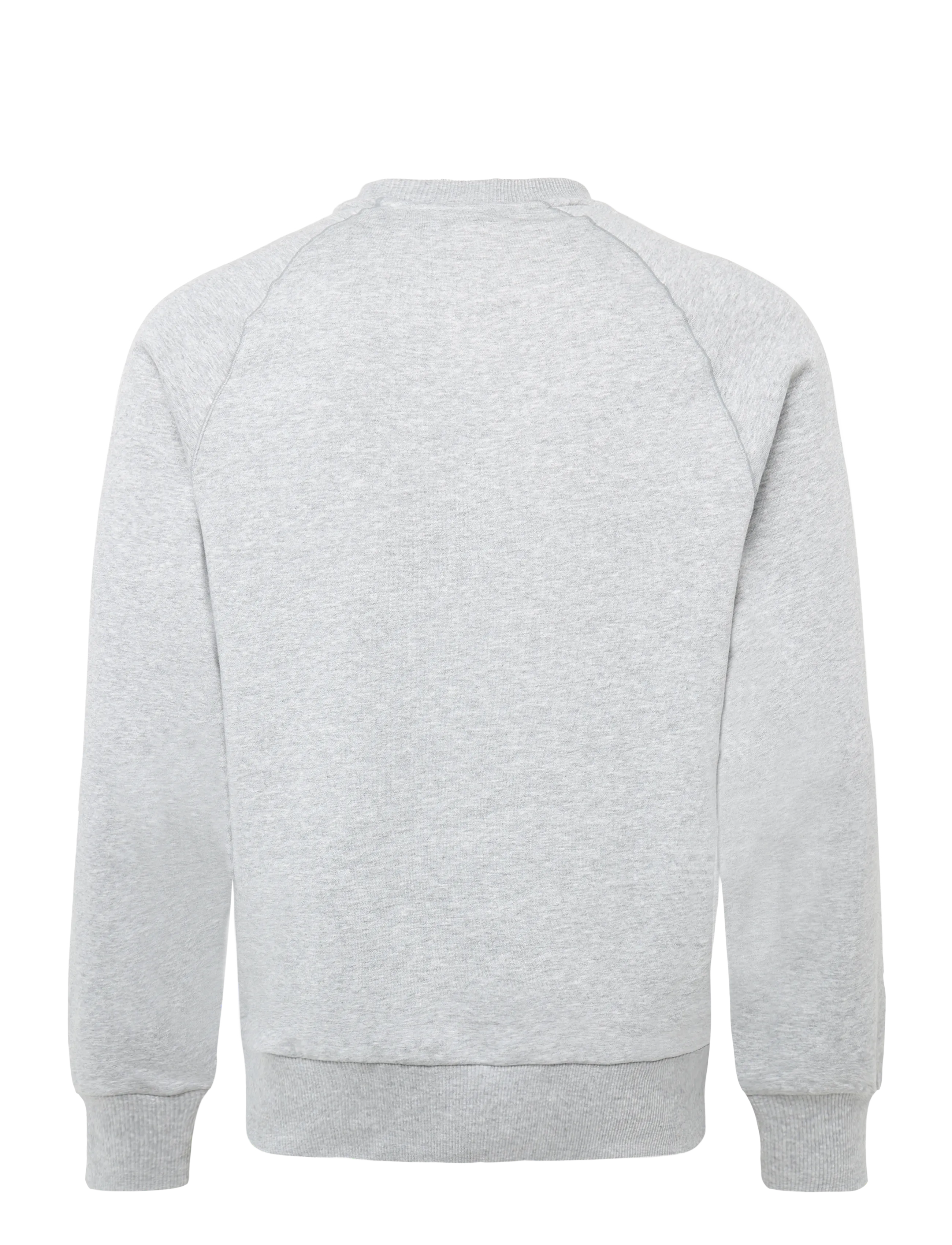 Asics - ASICS LOGO FLEECE CREW-NECK TOP - sweatshirts - grey heather - 1