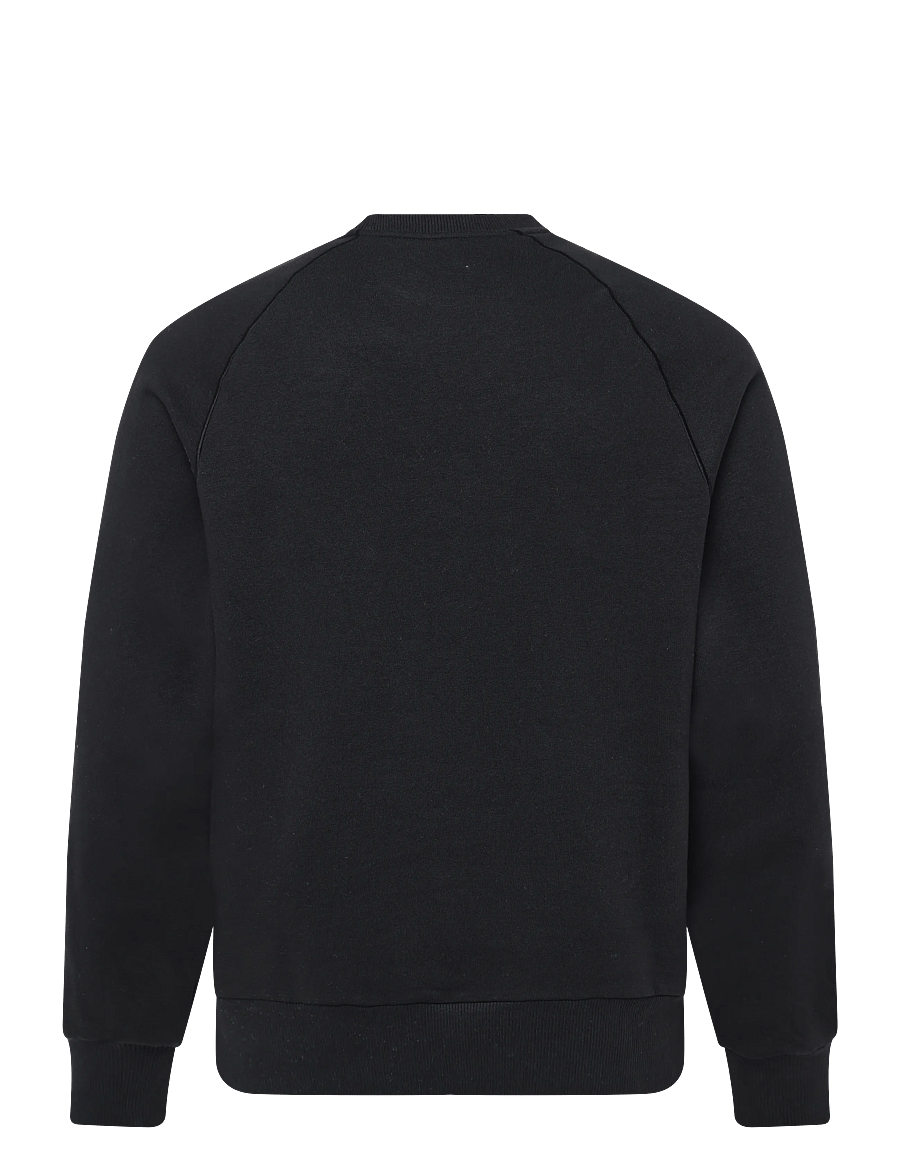Asics - ASICS LOGO FLEECE CREW-NECK TOP - dressipluusid - performance black - 1