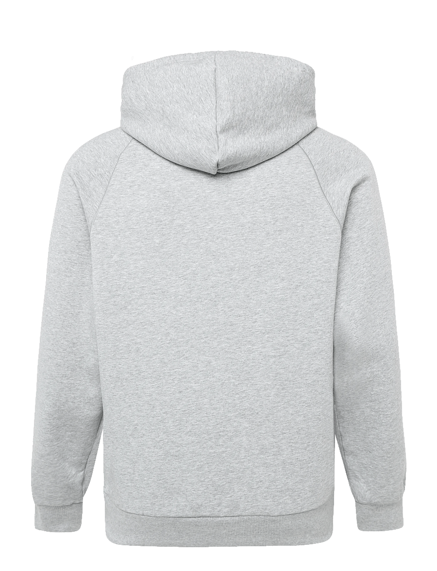 Asics - ASICS LOGO FLEECE PULLOVER HOODIE - kapuutsiga dressipluusid - grey heather - 1