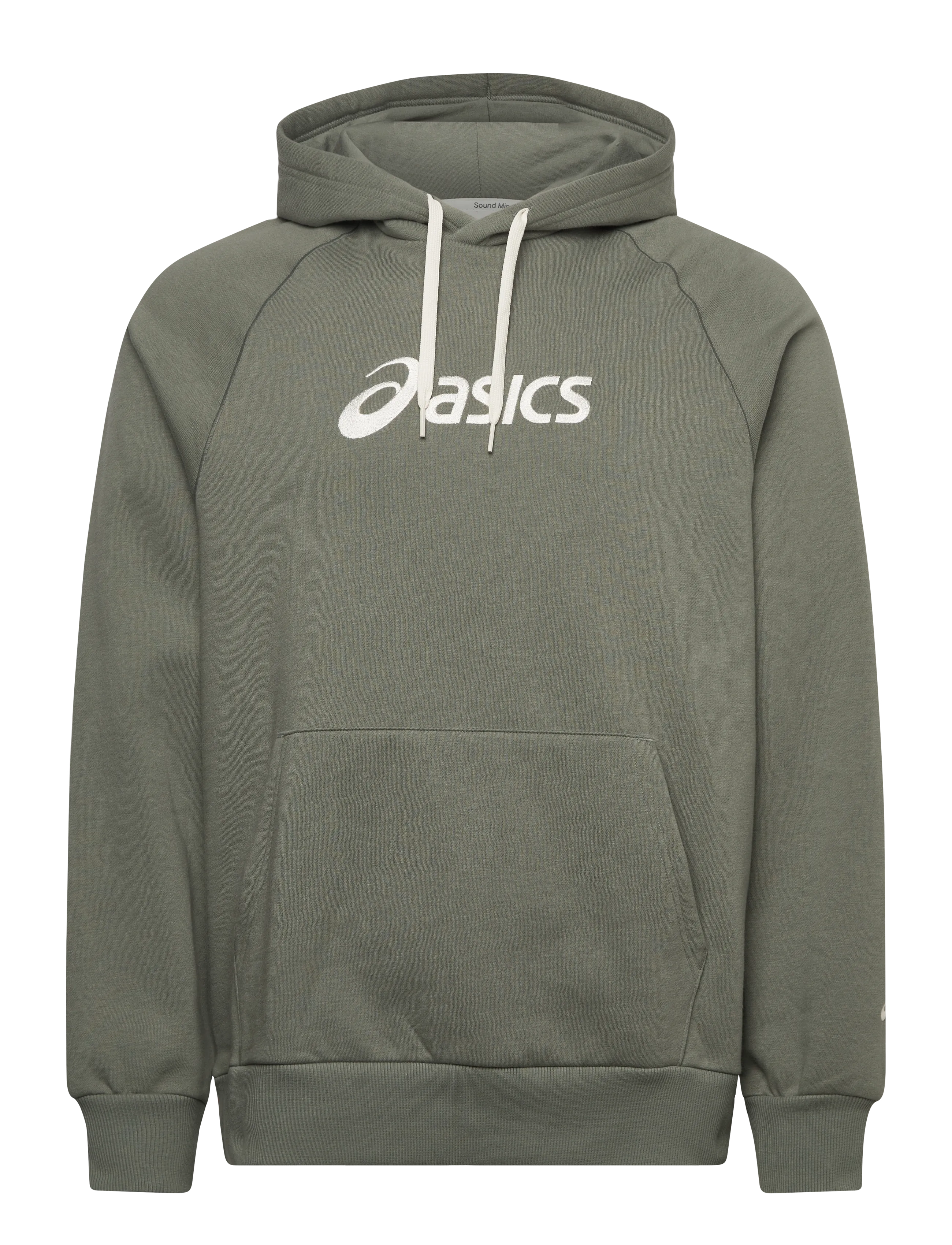 Asics ASICS LOGO FLEECE PULLOVER HOODIE - ASICS - LICHEN GREEN / khaki/green