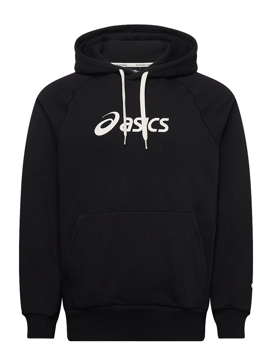 Asics - ASICS LOGO FLEECE PULLOVER HOODIE - kapuzenpullover - performance black - 1