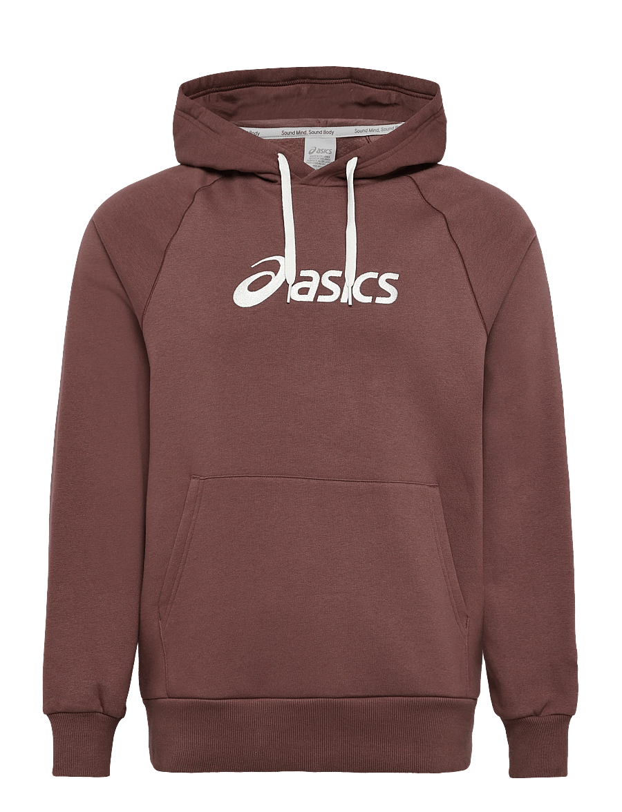 Asics - ASICS LOGO FLEECE PULLOVER HOODIE - hoodies - rusted rock - 0