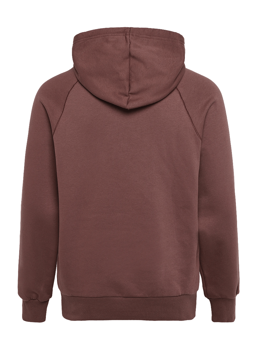 Asics - ASICS LOGO FLEECE PULLOVER HOODIE - hoodies - rusted rock - 1