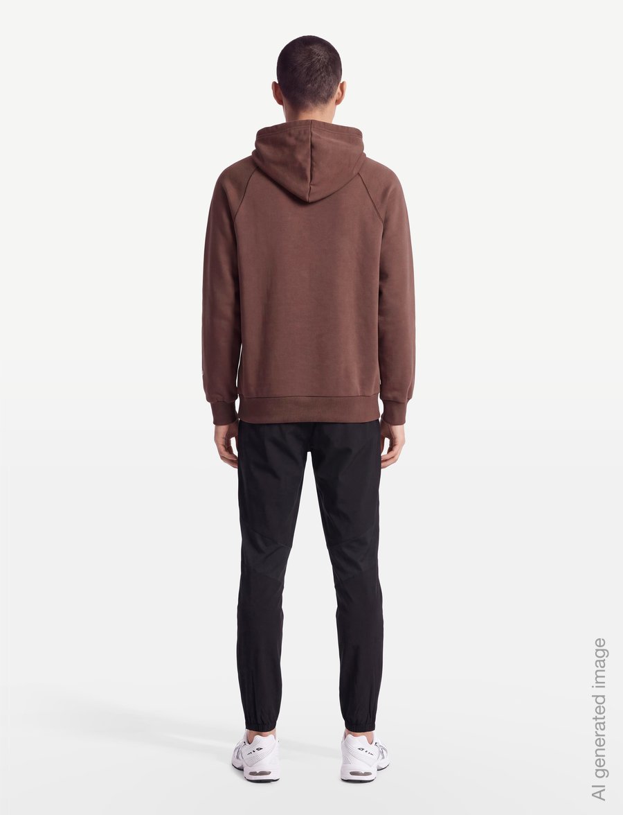 Asics - ASICS LOGO FLEECE PULLOVER HOODIE - kapuzenpullover - rusted rock - 4