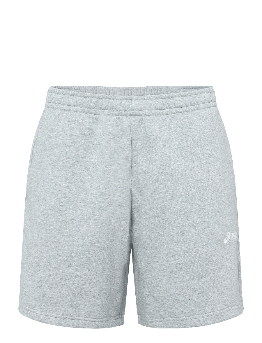 Asics - ASICS LOGO FLEECE 7IN SHORT - hosen - grey heather - 0