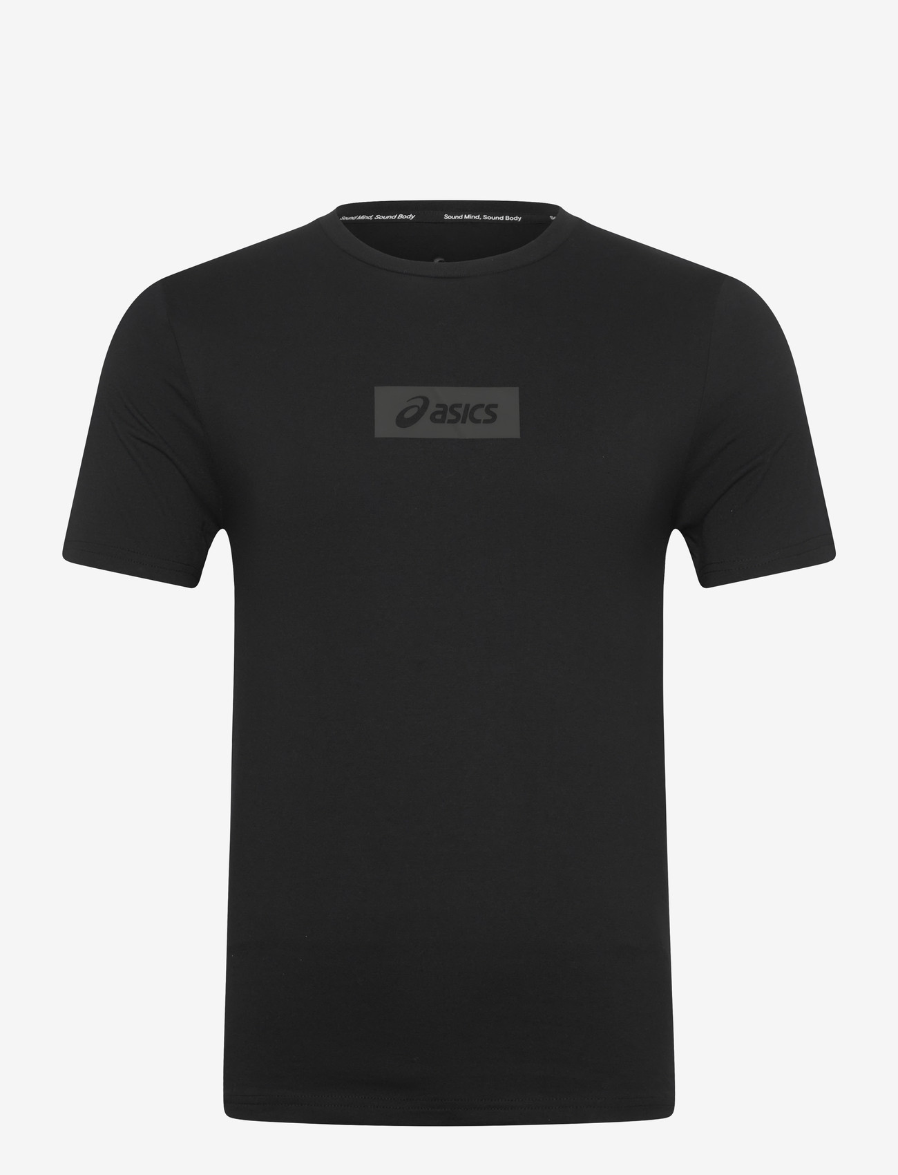 Asics - ASICS CHEST LOGO TEE - t-shirts - performance black - 1