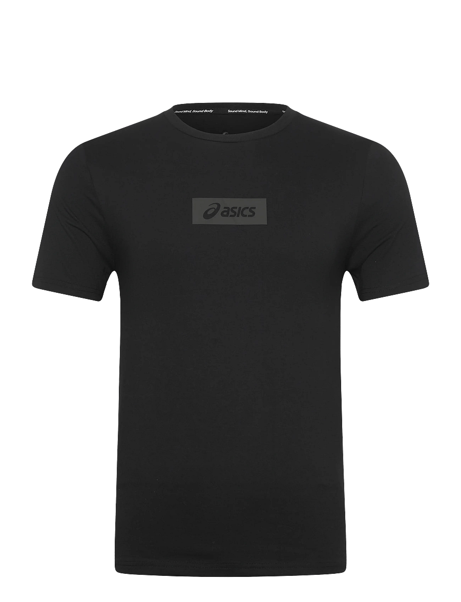 Asics - ASICS CHEST LOGO TEE - t-shirts - performance black - 1
