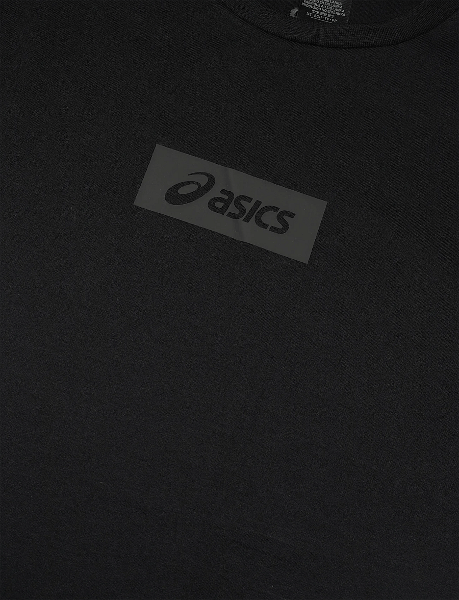 Asics - ASICS CHEST LOGO TEE - t-shirts - performance black - 0