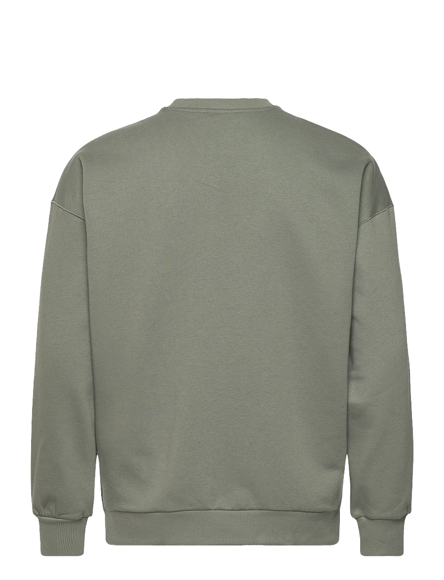 Asics - FLEECE RELAXED CREW-NECK TOP - swetry - lichen green - 1
