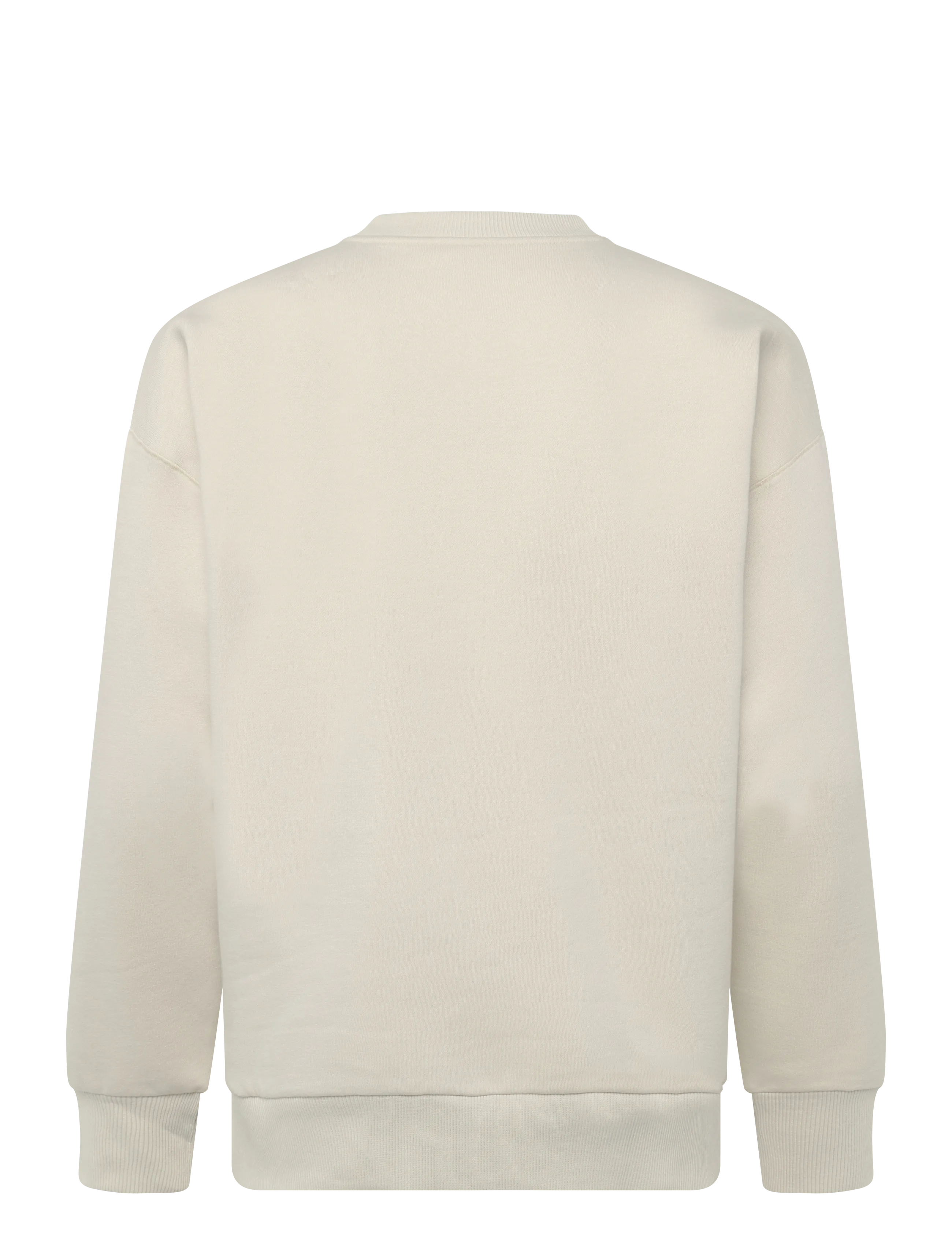 Asics - FLEECE RELAXED CREW-NECK TOP - sweatshirts - oatmeal - 1
