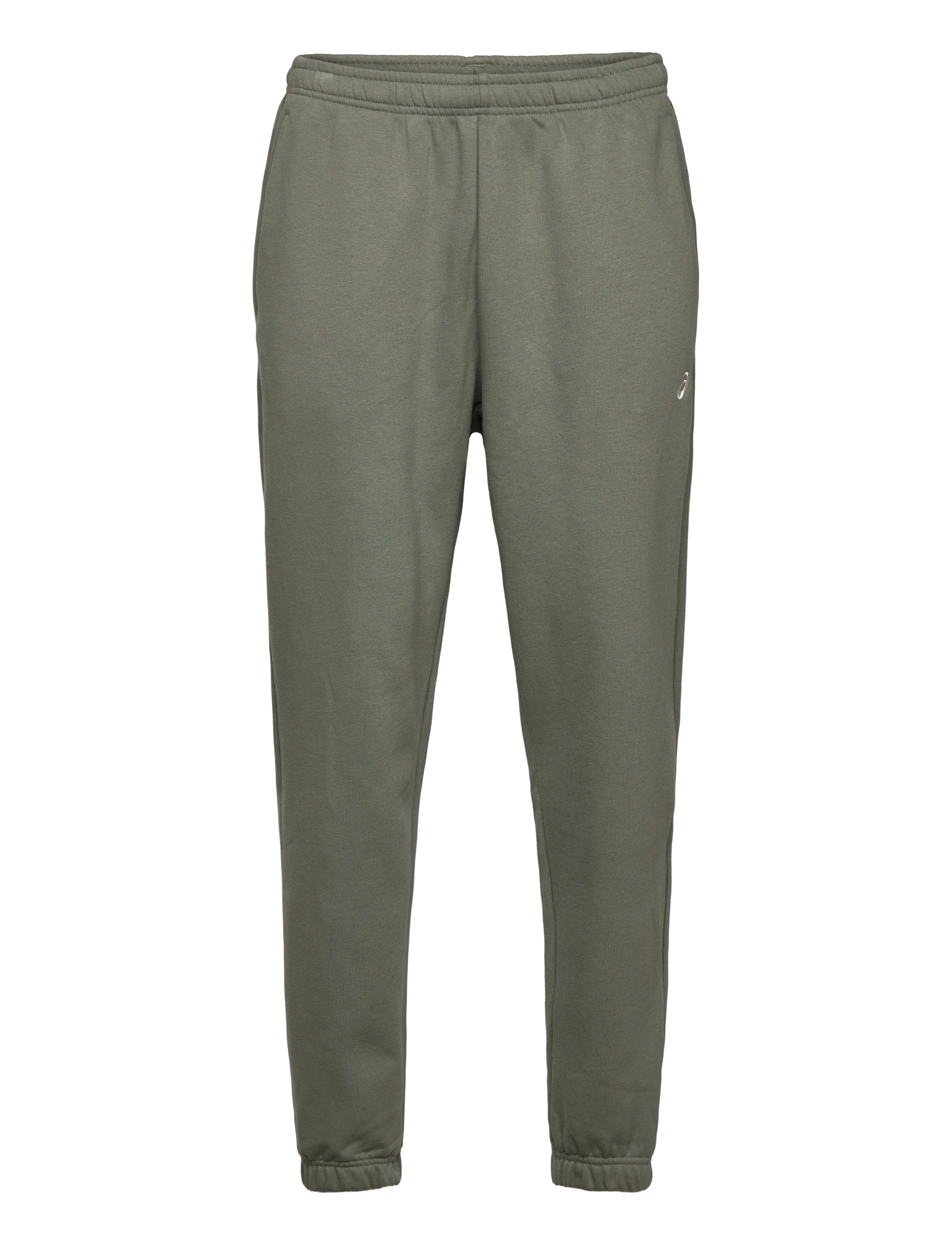 Asics Fleece Relaxed Pant, L, Khaki green, Sport Pants > Sport Sweatpants, Herre