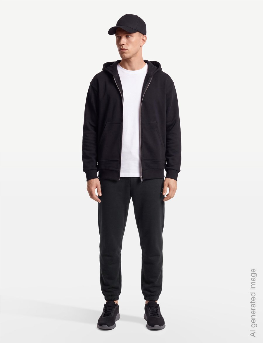 Asics - FLEECE RELAXED PANT - pantalons - performance black - 0
