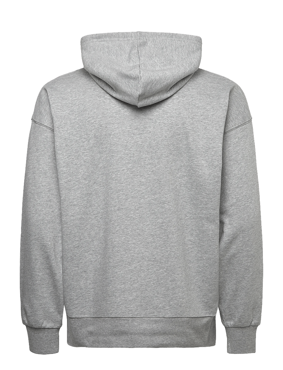 Asics - FRENCH TERRY RELAXED PULLOVER HOODIE - hoodies - grey heather - 1