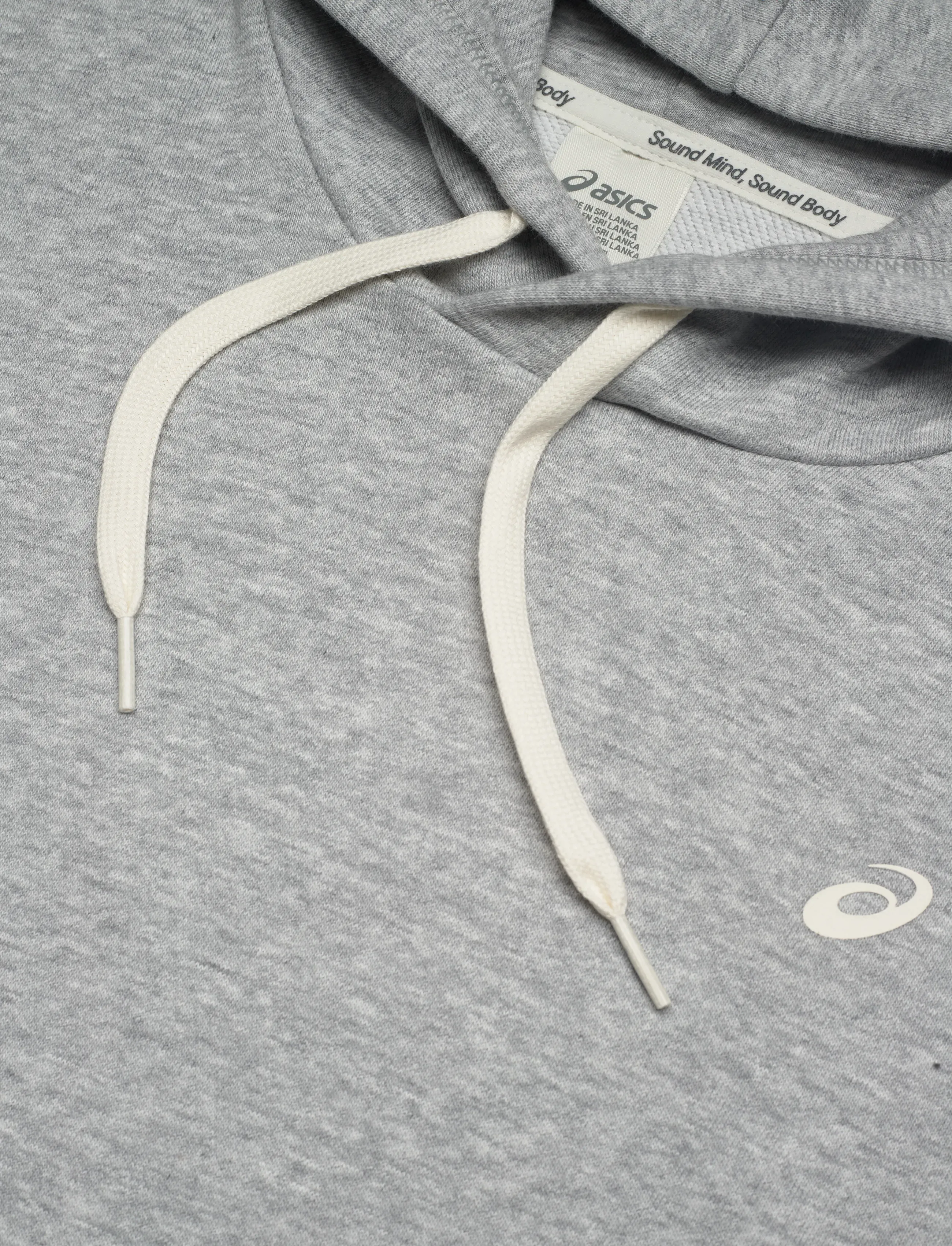 Asics - FRENCH TERRY RELAXED PULLOVER HOODIE - kapuutsiga dressipluusid - grey heather - 2