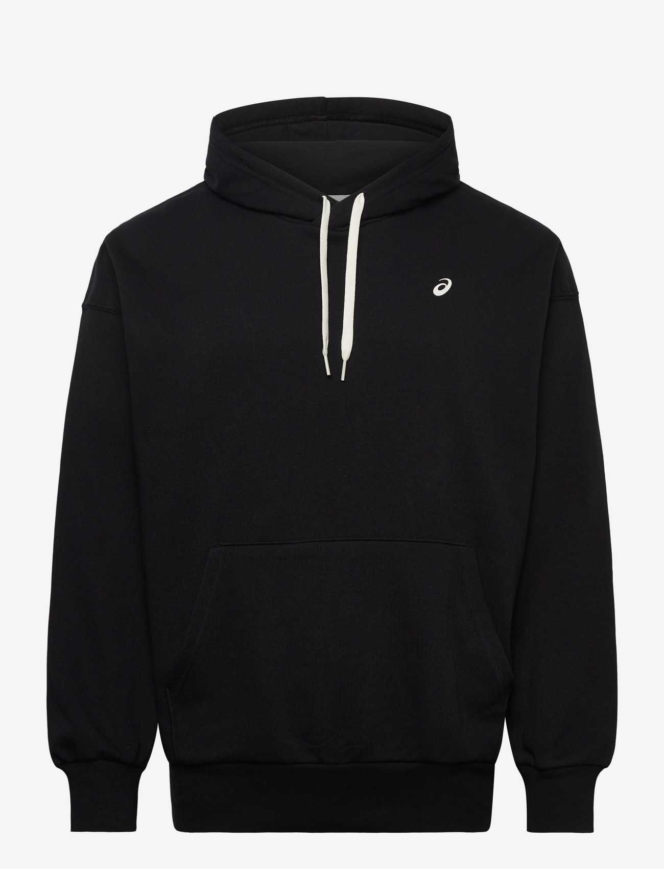 Asics - FRENCH TERRY RELAXED PULLOVER HOODIE - huvtröjor - performance black - 0
