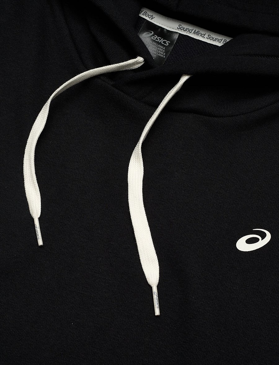 Asics - FRENCH TERRY RELAXED PULLOVER HOODIE - hoodies - performance black - 2