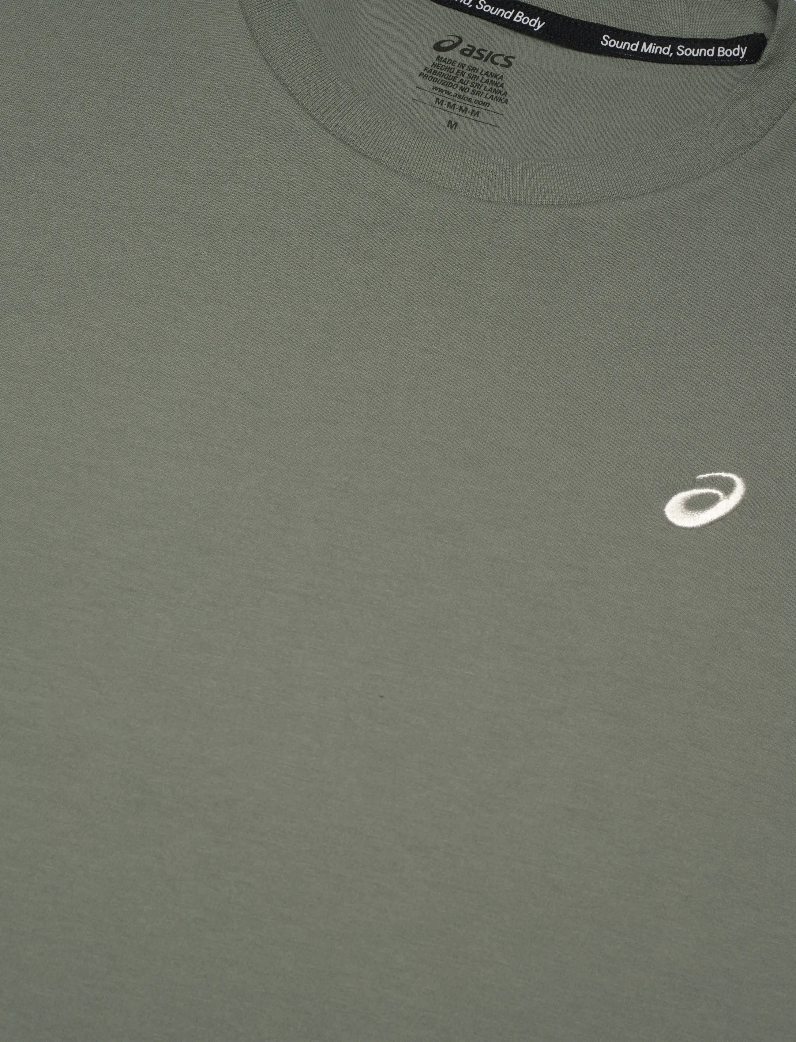 Asics - ASICS SPIRAL EMBROIDERY TEE - t-särgid - lichen green - 2