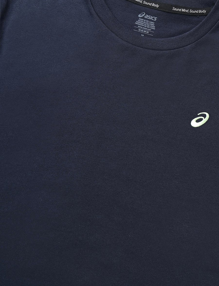 Asics - ASICS SPIRAL EMBROIDERY TEE - t-shirts - midnight - 2