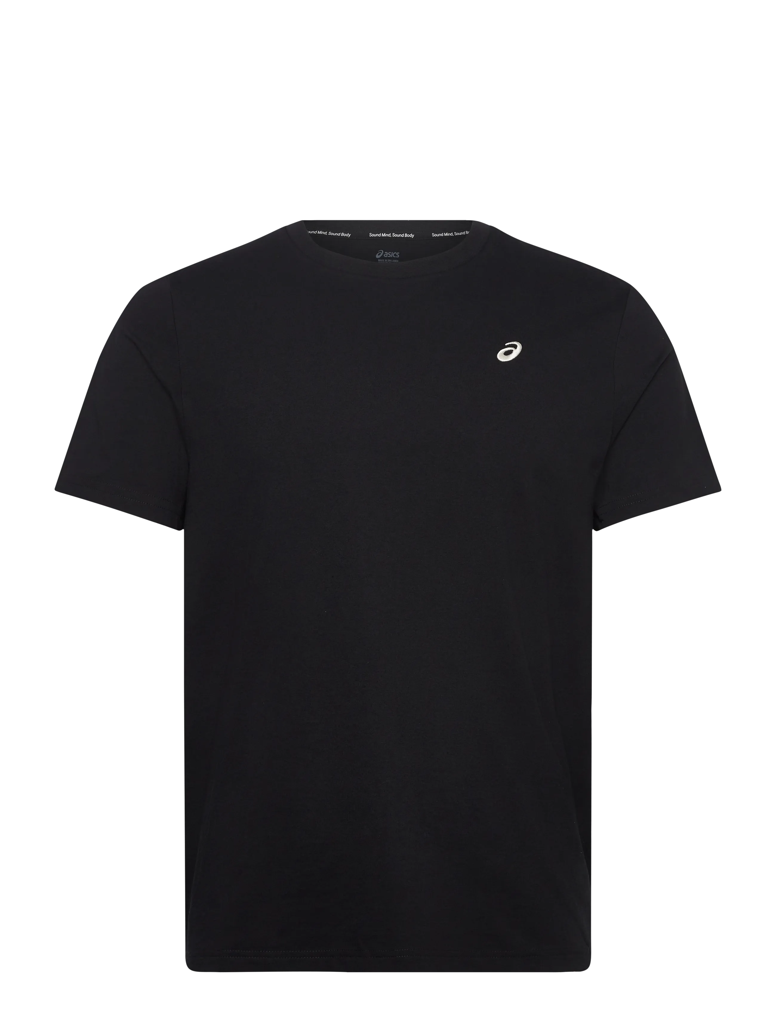 Asics ASICS SPIRAL EMBROIDERY TEE - ASICS - PERFORMANCE BLACK / black