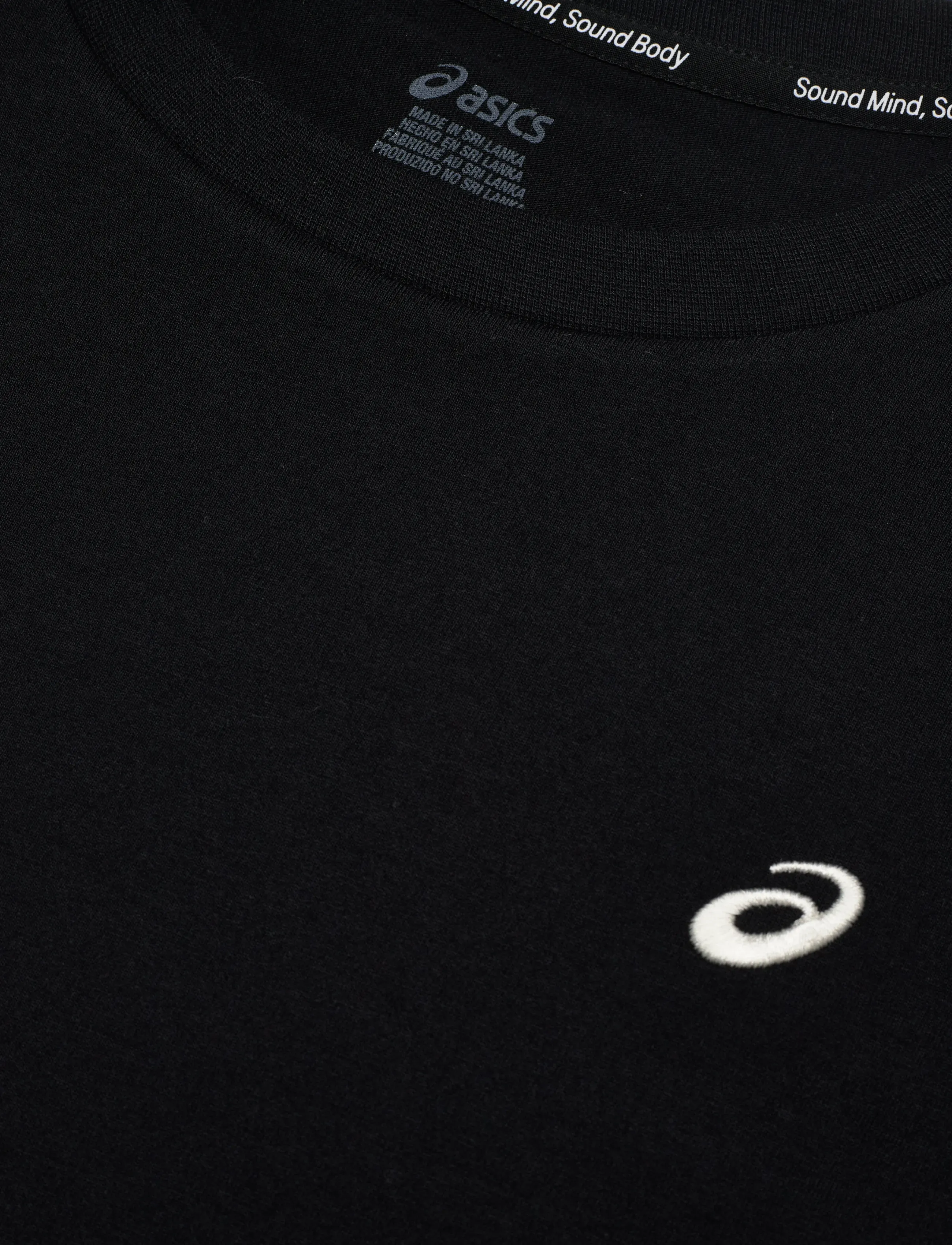 Asics - ASICS SPIRAL EMBROIDERY TEE - t-särgid - performance black - 2