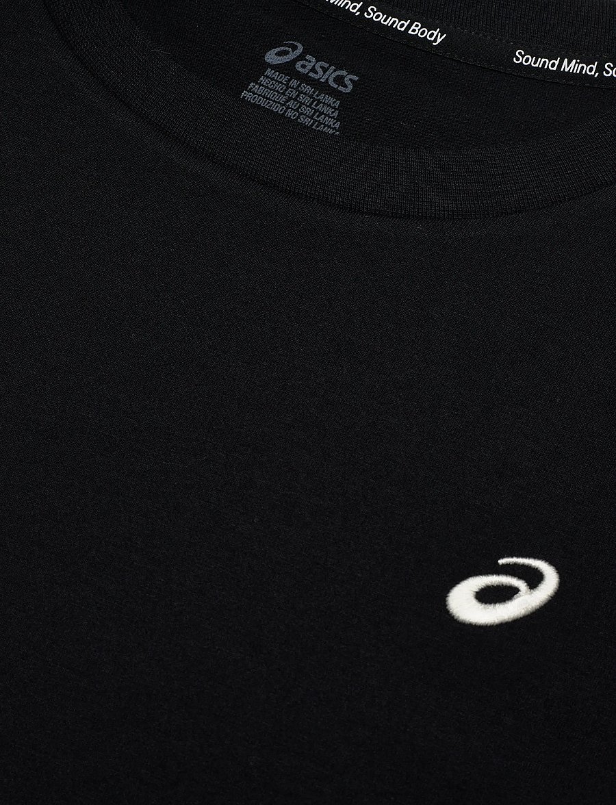 Asics - ASICS SPIRAL EMBROIDERY TEE - t-shirts - performance black - 5