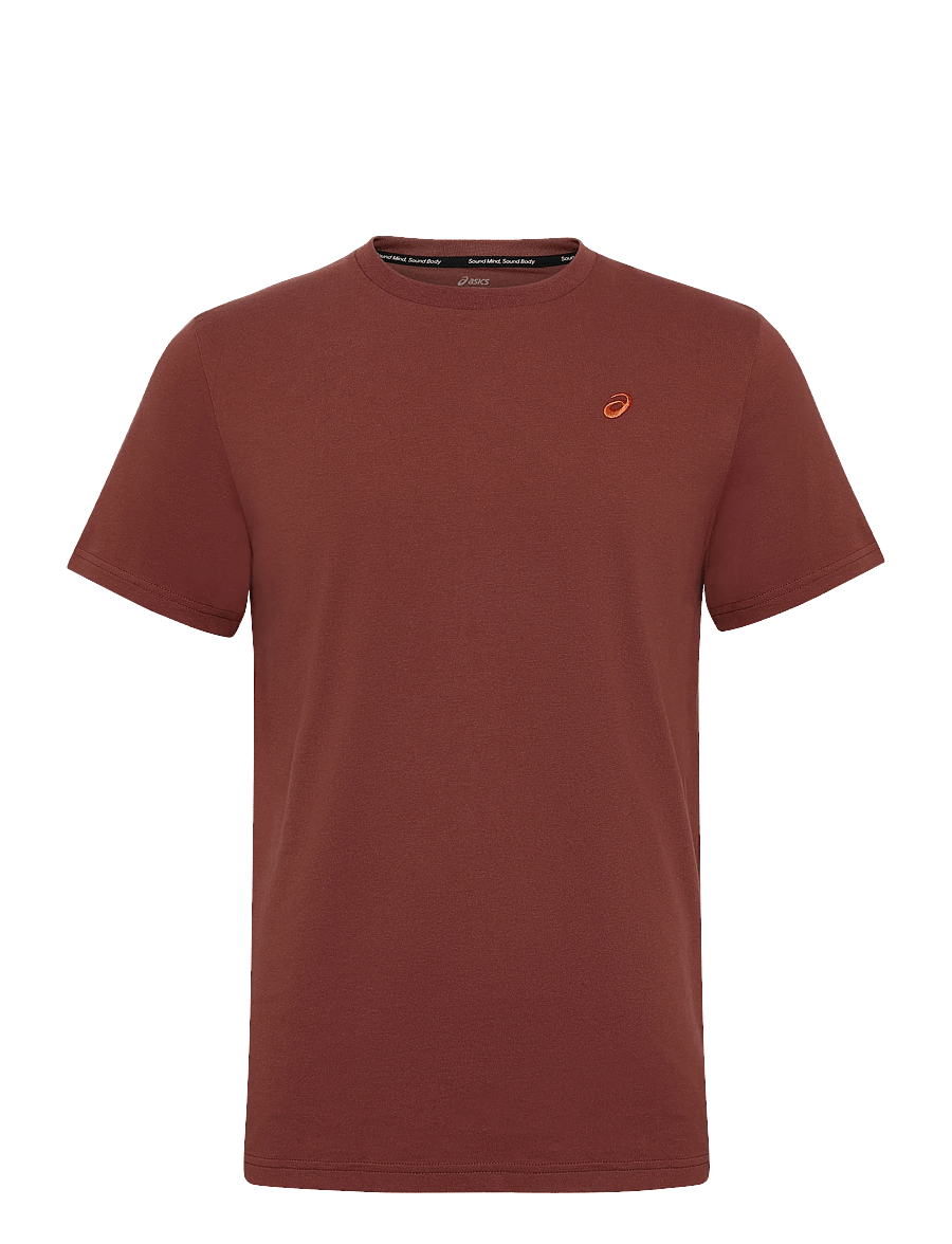 Asics - ASICS SPIRAL EMBROIDERY TEE - t-shirts - rusted rock - 0