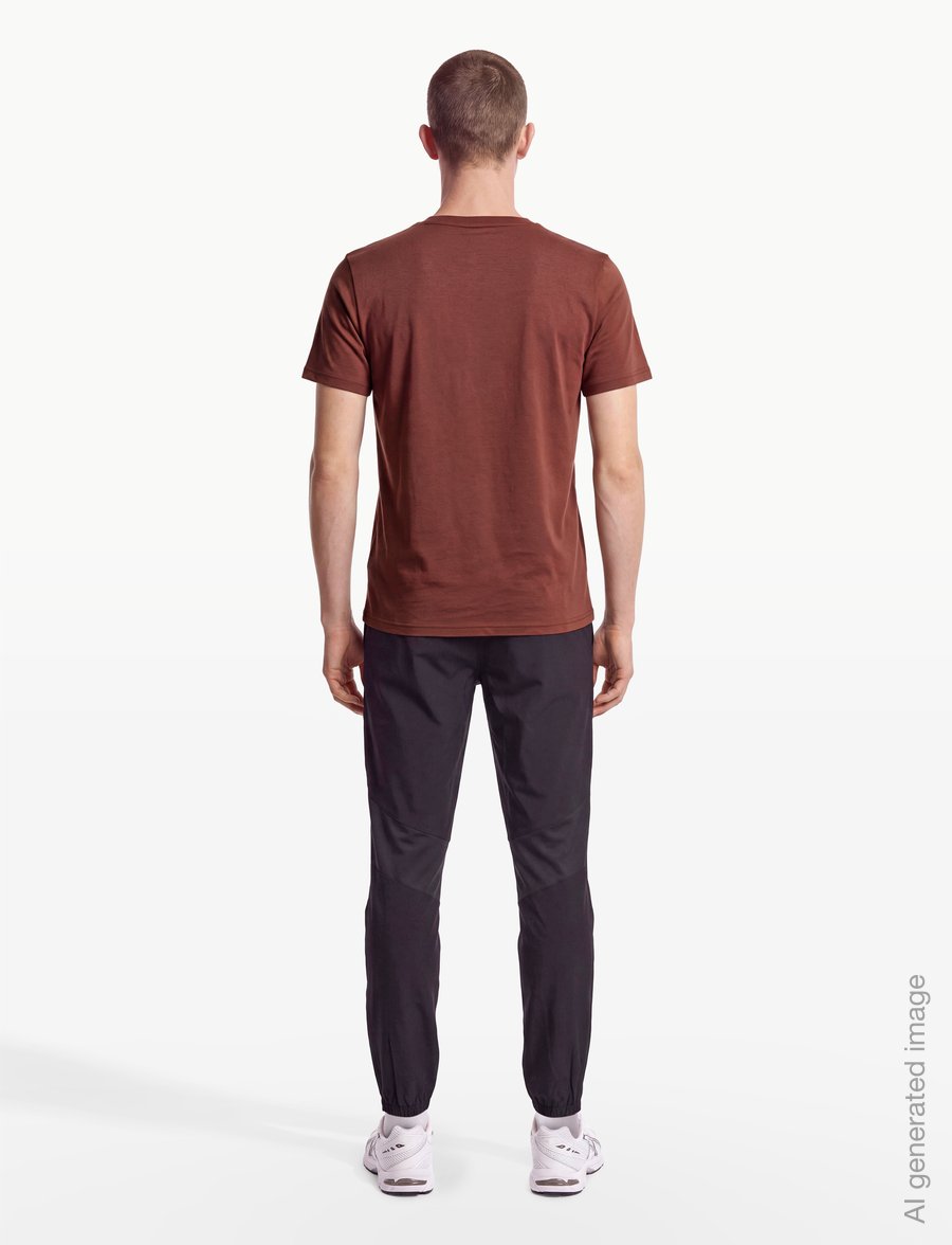 Asics - ASICS SPIRAL EMBROIDERY TEE - t-shirts - rusted rock - 4