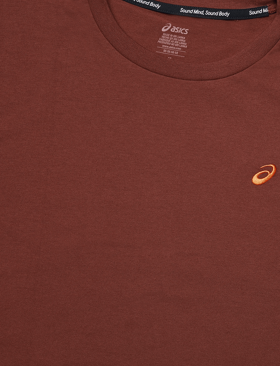 Asics - ASICS SPIRAL EMBROIDERY TEE - t-shirts - rusted rock - 2